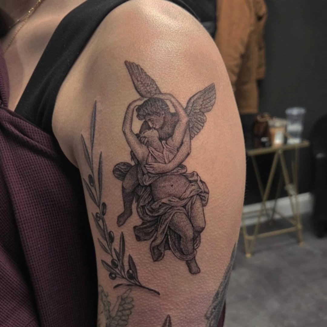 Tattoo by @kylejosephtattoo โ black_and_grey, realism
