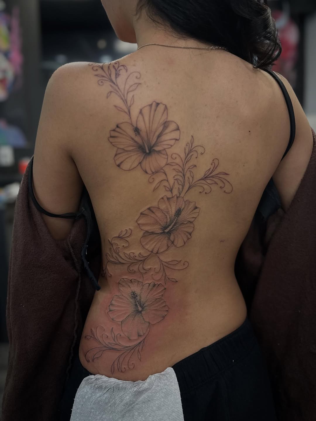 Tattoo by @izabella.tattoos — fine_line, black_and_grey