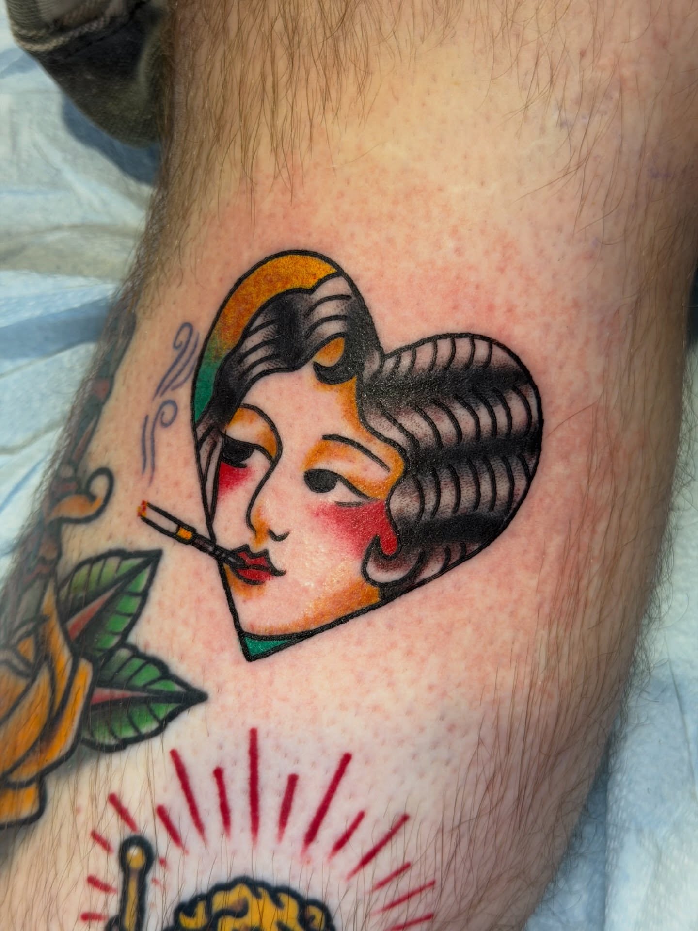 Tattoo by @pokeyvixen — american_traditional