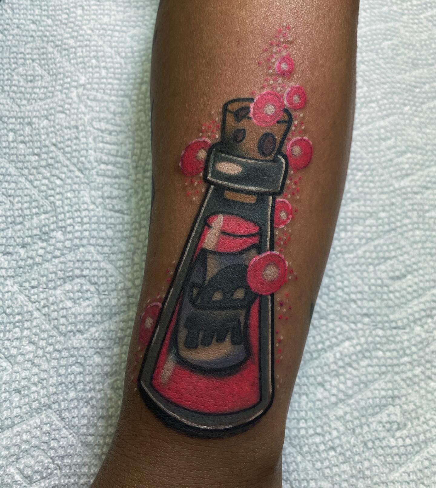 Tattoo by @nathanruffinojr — dotwork