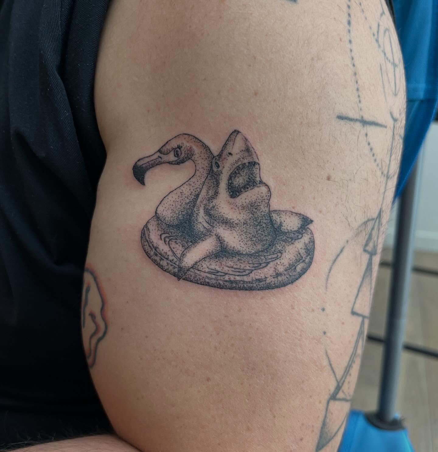 Tattoo by @carlosmoralesink — dotwork