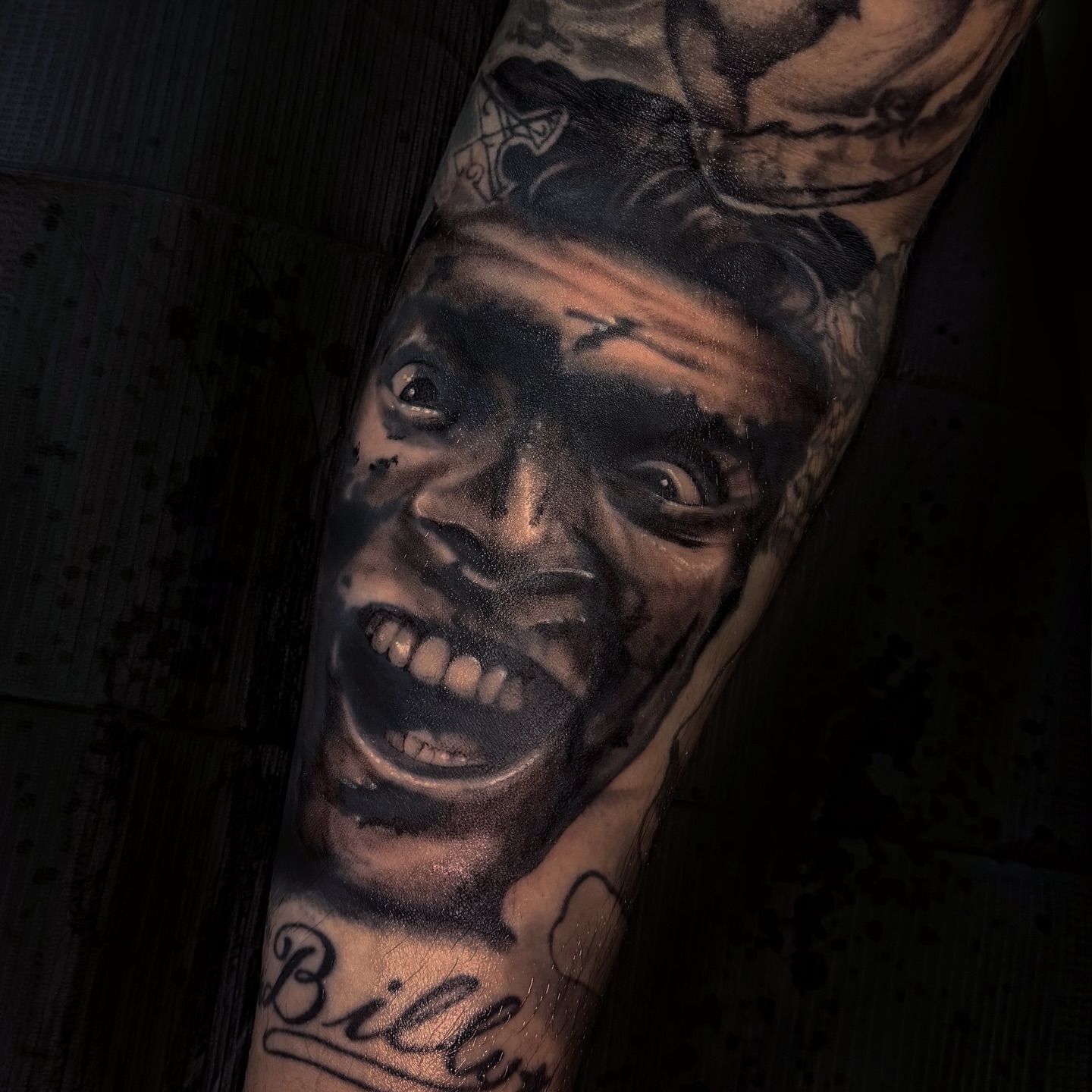 Tattoo by @derracula — realism, dark_realism