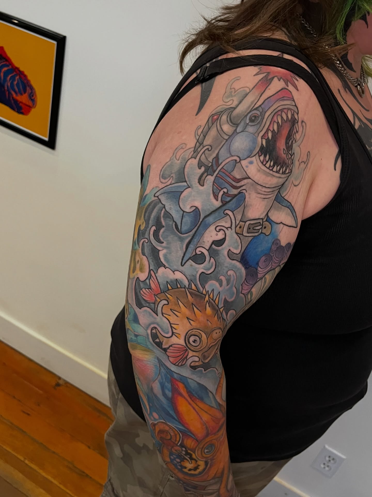 Tattoo by @madbowen.tattoos — american_traditional, dotwork