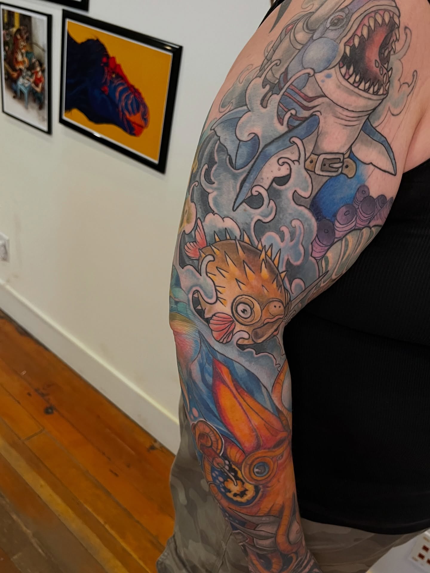 Tattoo by @madbowen.tattoos — american_traditional, dotwork