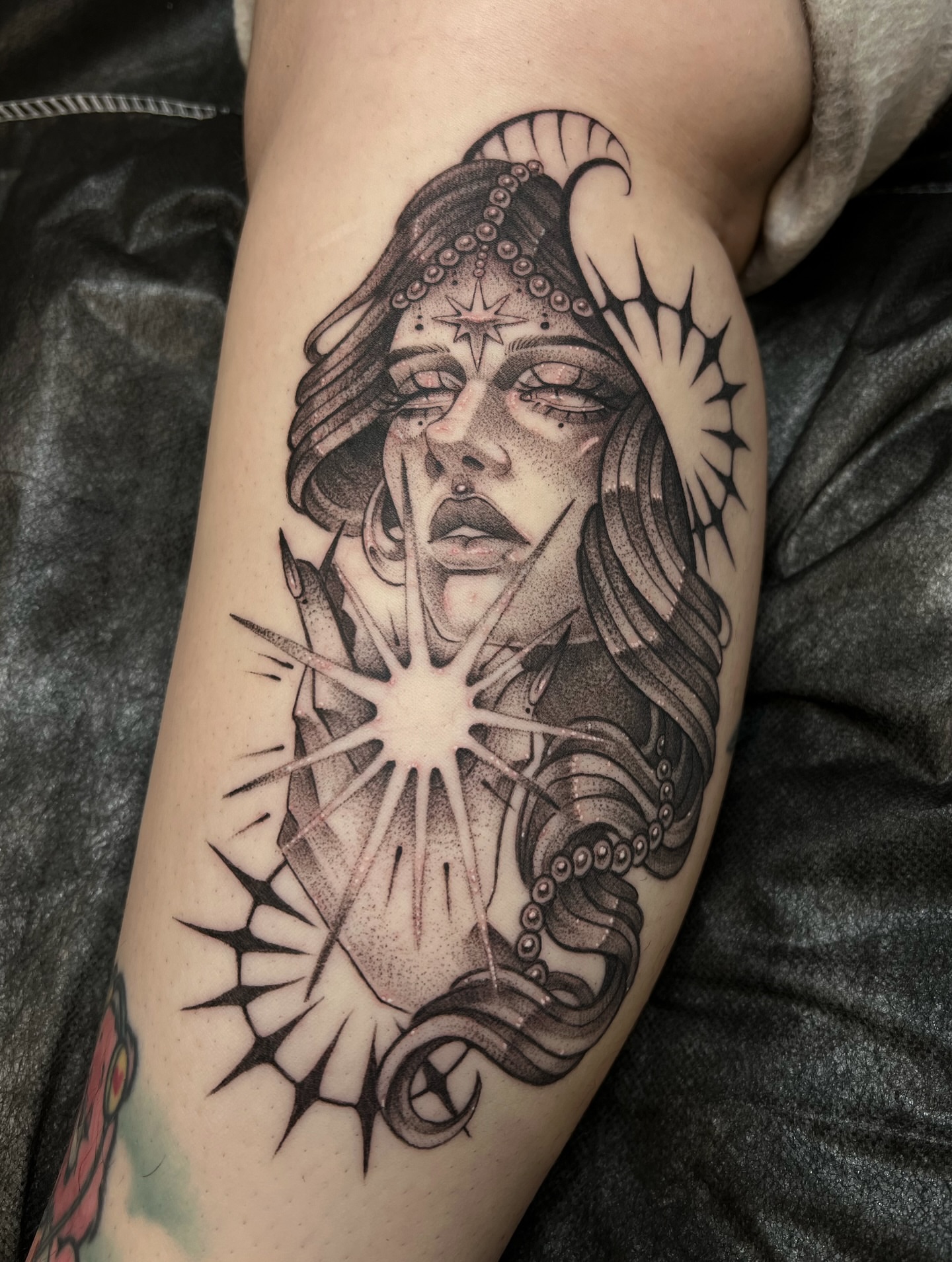 Tattoo by @toothfairytats — dotwork, realism