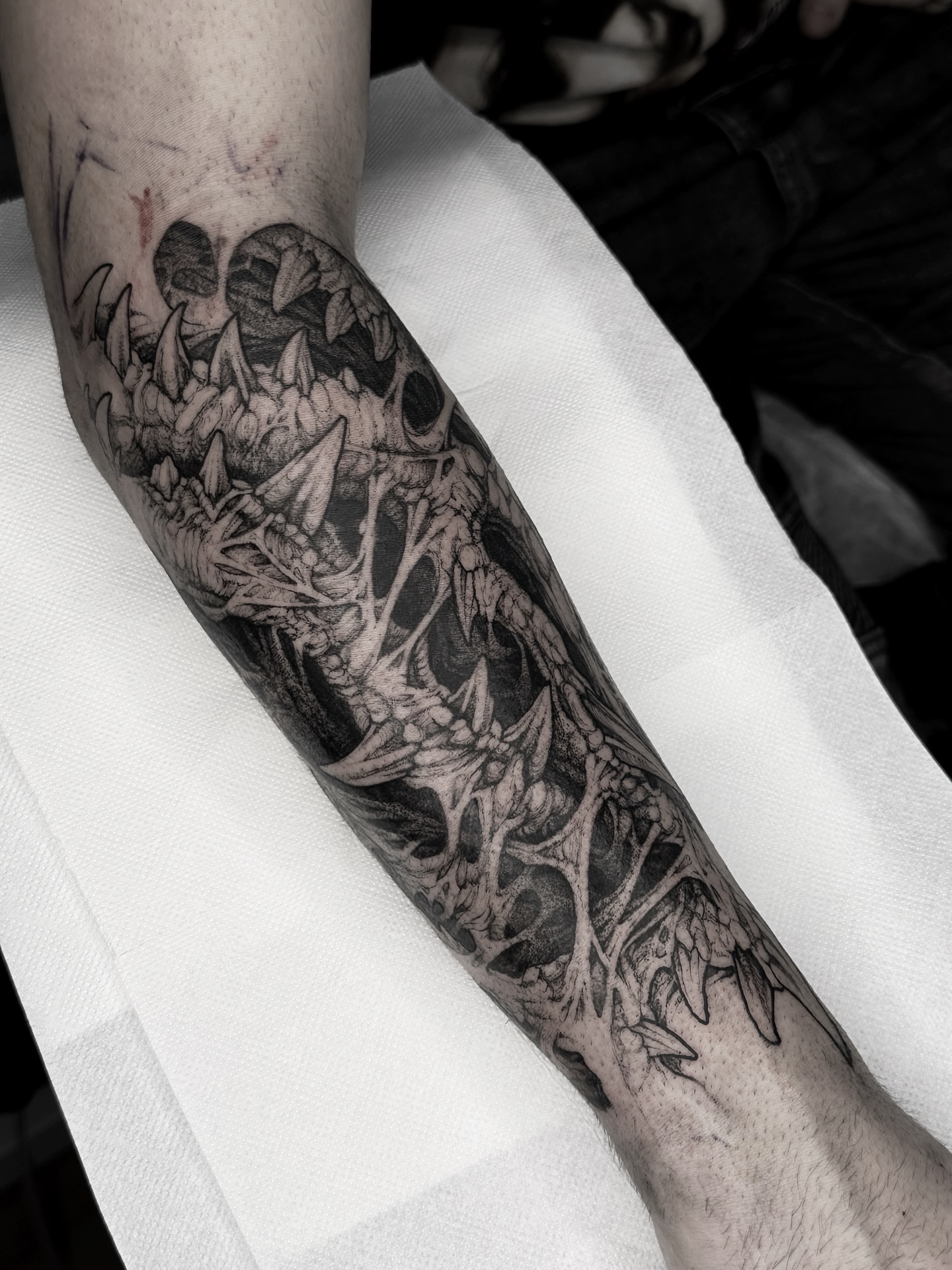 Tattoo by @panyvinoo — black_and_grey
