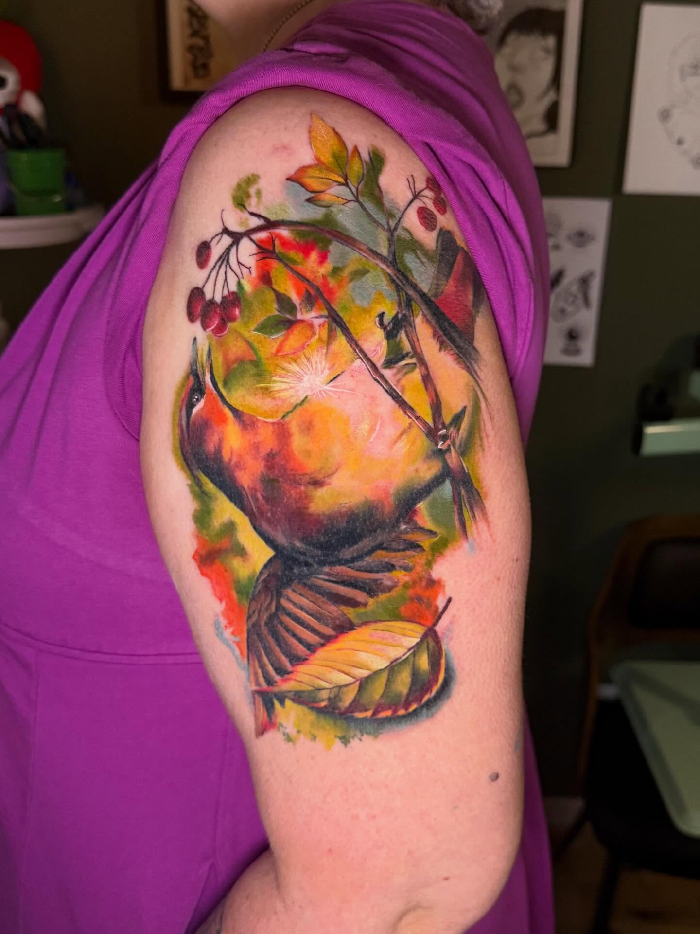 Tattoo by @artifexinks — watercolor, realism