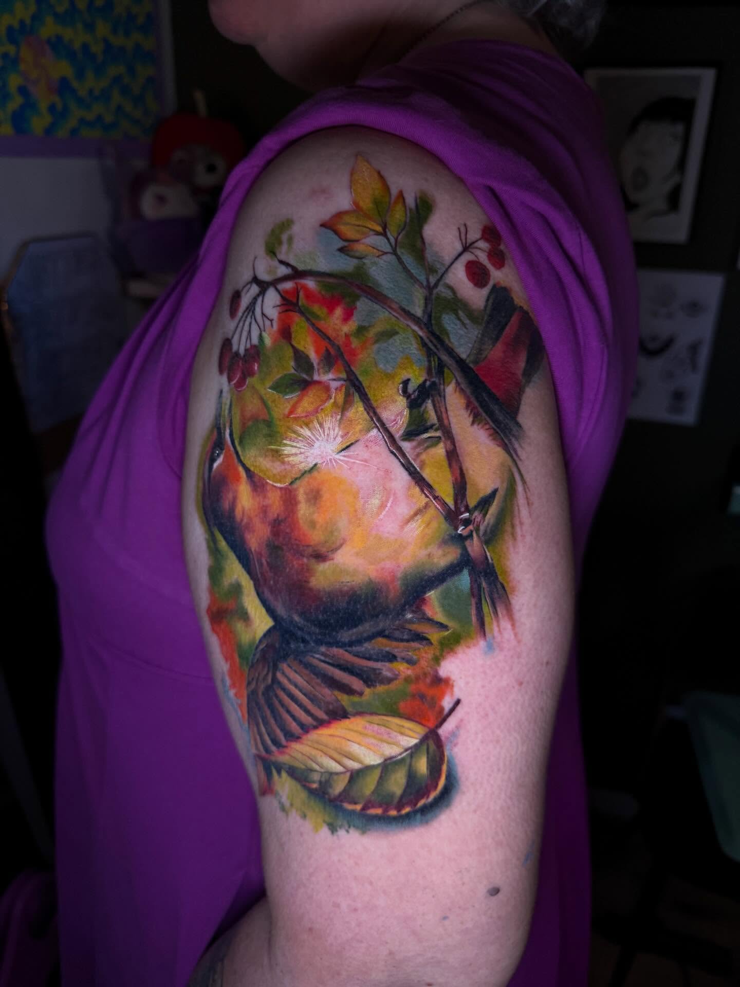 Tattoo by @artifexinks — watercolor, realism
