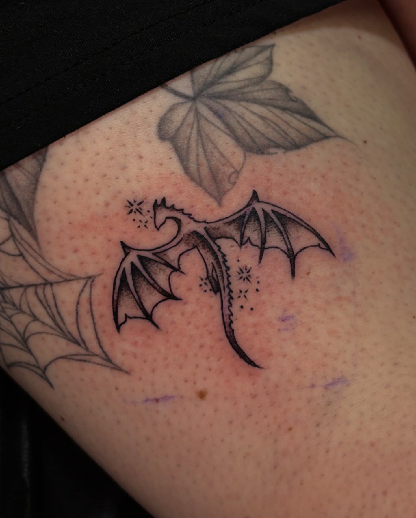 Tattoo by @hbones_artistry — black_and_grey
