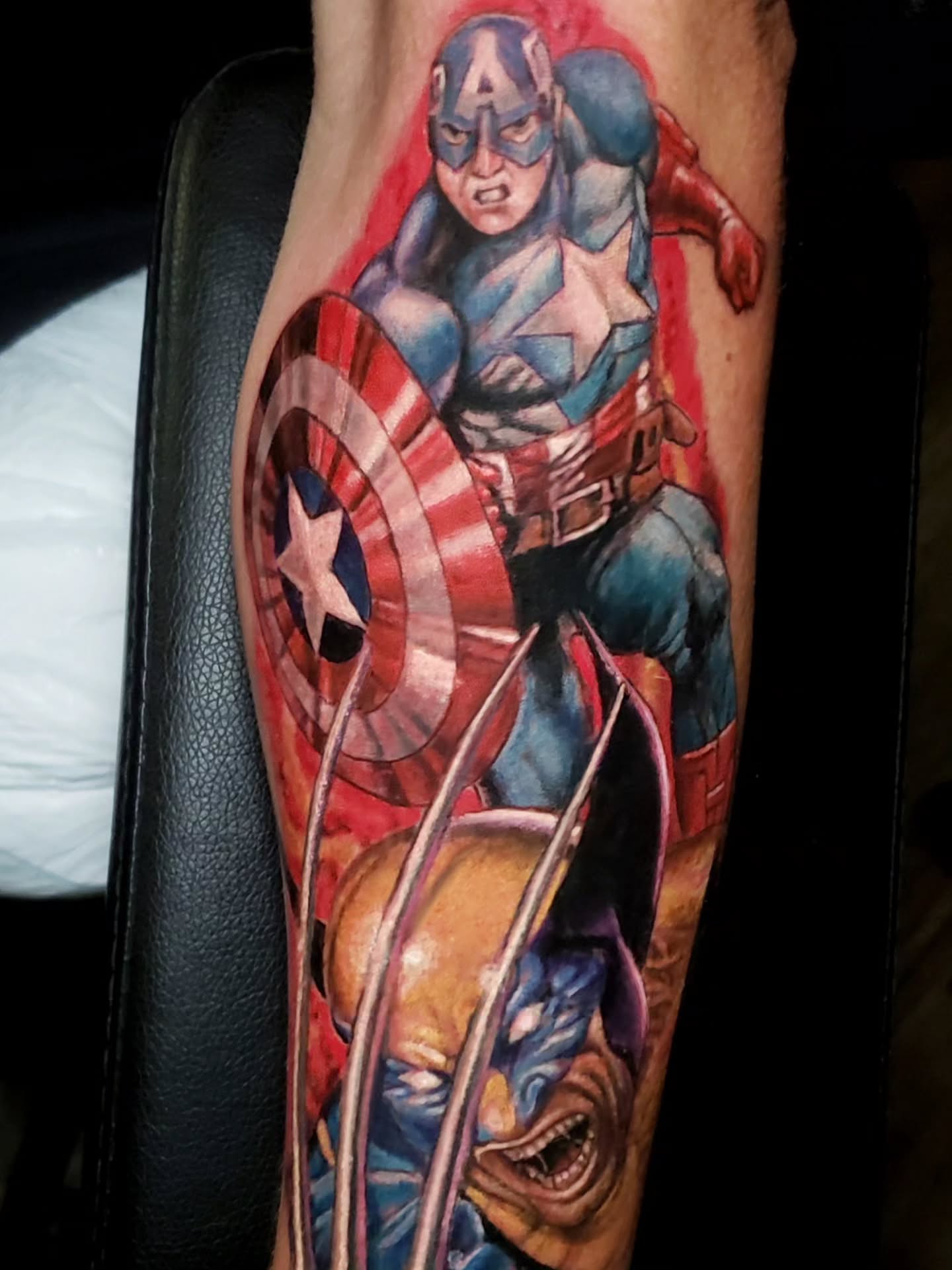 Tattoo by @bruceriehlart — realism, watercolor