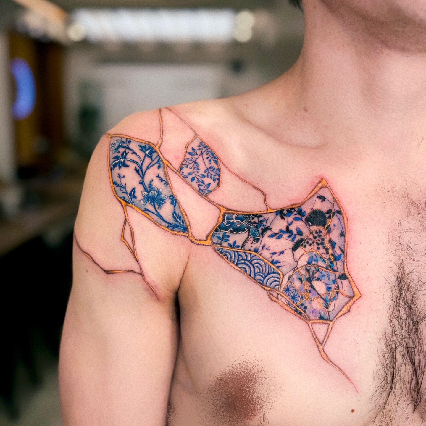 Tattoo by @mjtattoonyc — geometric, illustrative