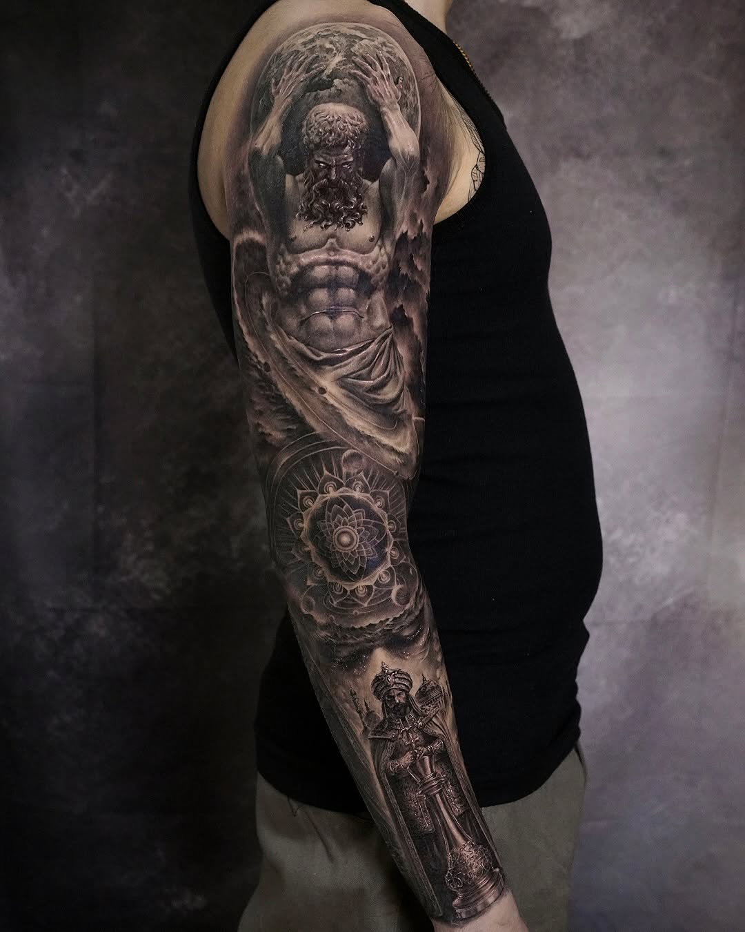 Tattoo by @sean_tattoos — realism, black_and_grey