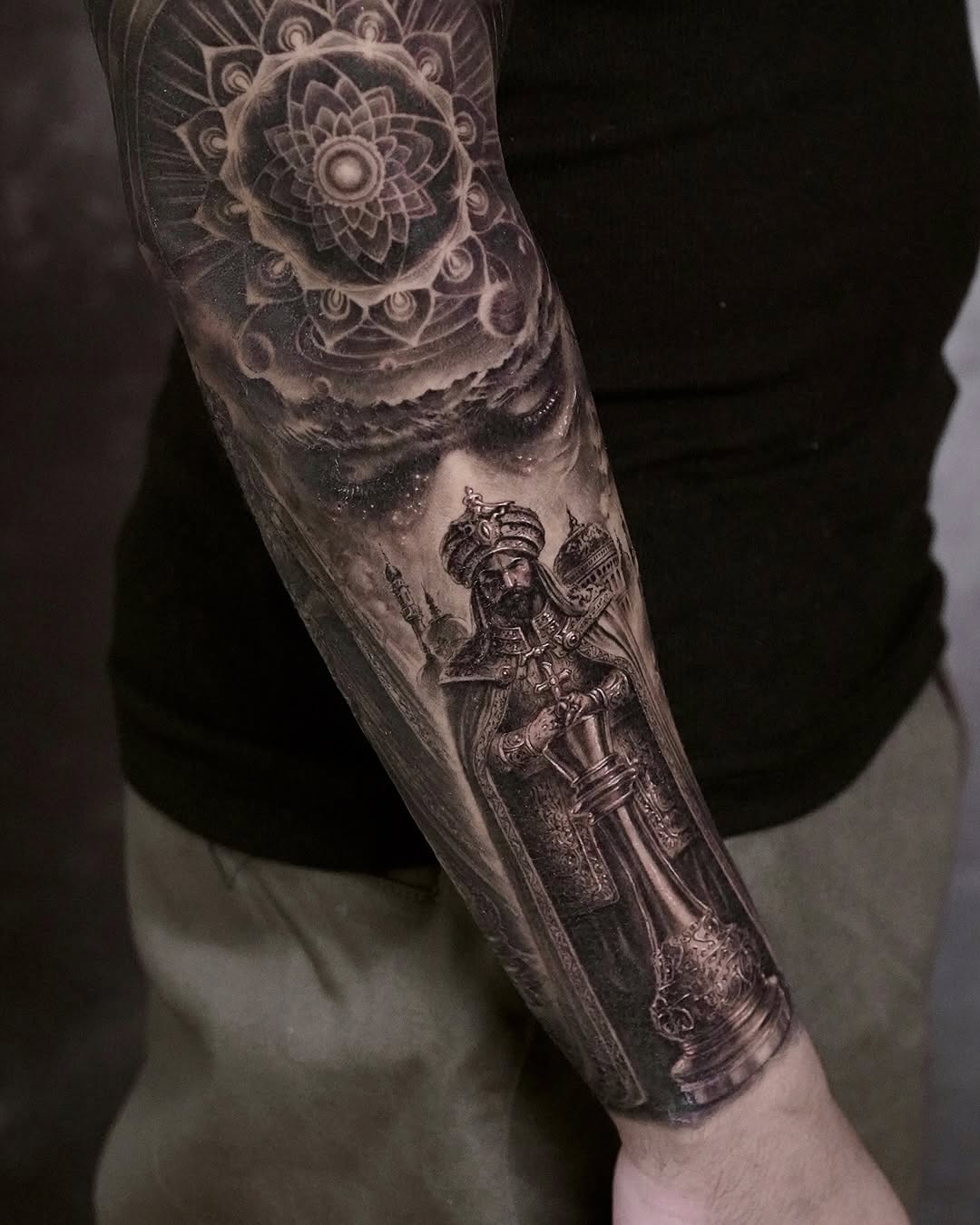 Tattoo by @sean_tattoos — realism, black_and_grey