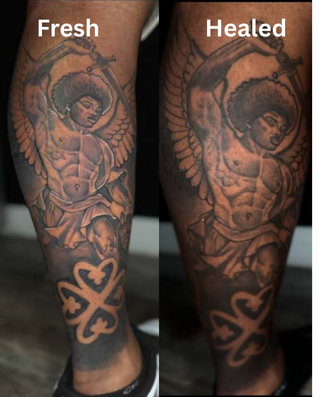 Tattoo by @rhae_ology — black_and_grey