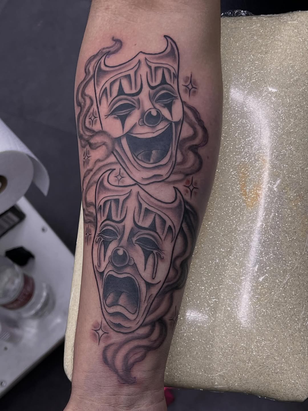 Tattoo by @8thelementtattoo — chicano, black_and_grey