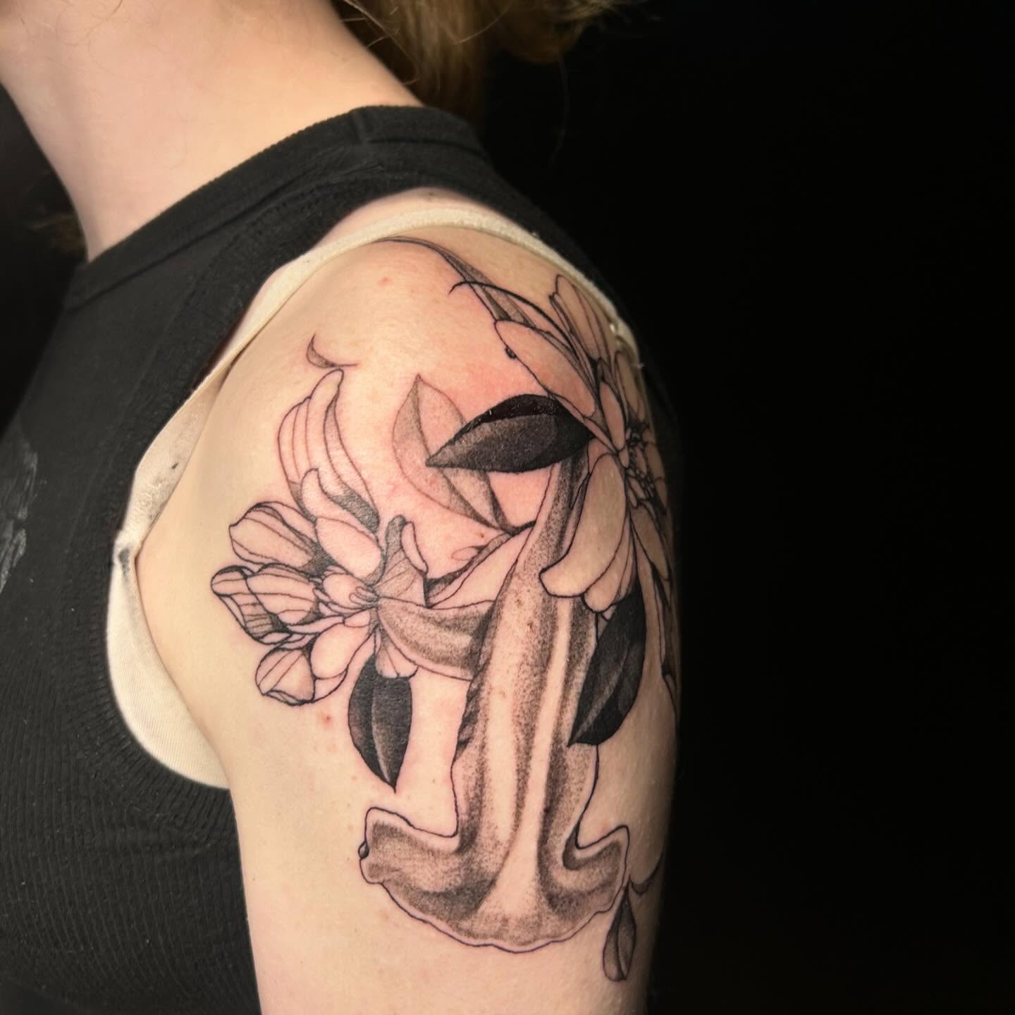 Tattoo by @socratiicrrat — black_and_grey, realism