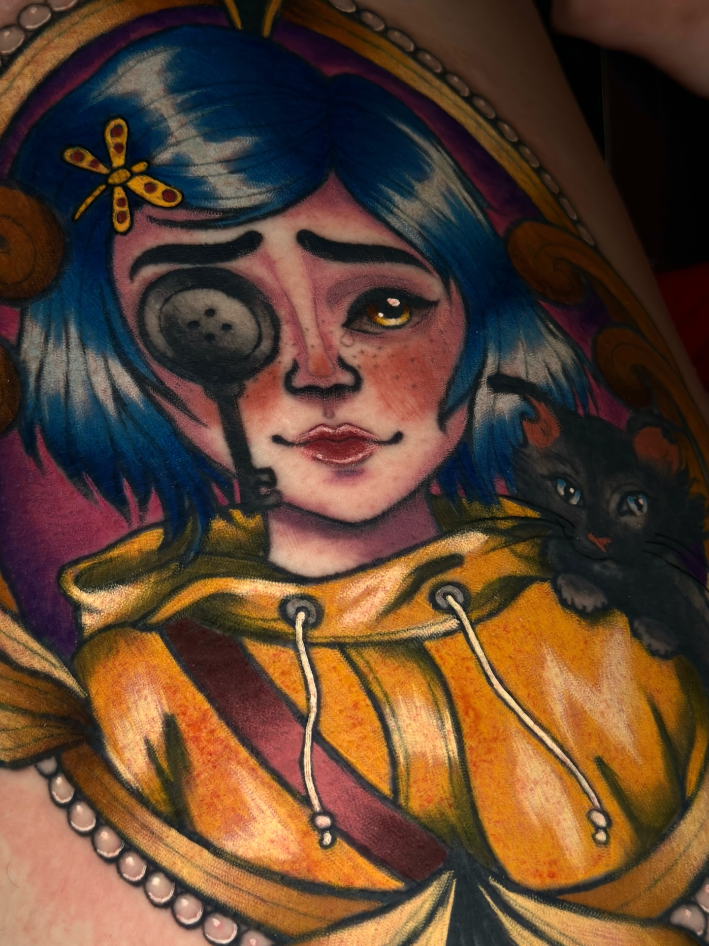 Tattoo by @becca__joy — realism, dotwork