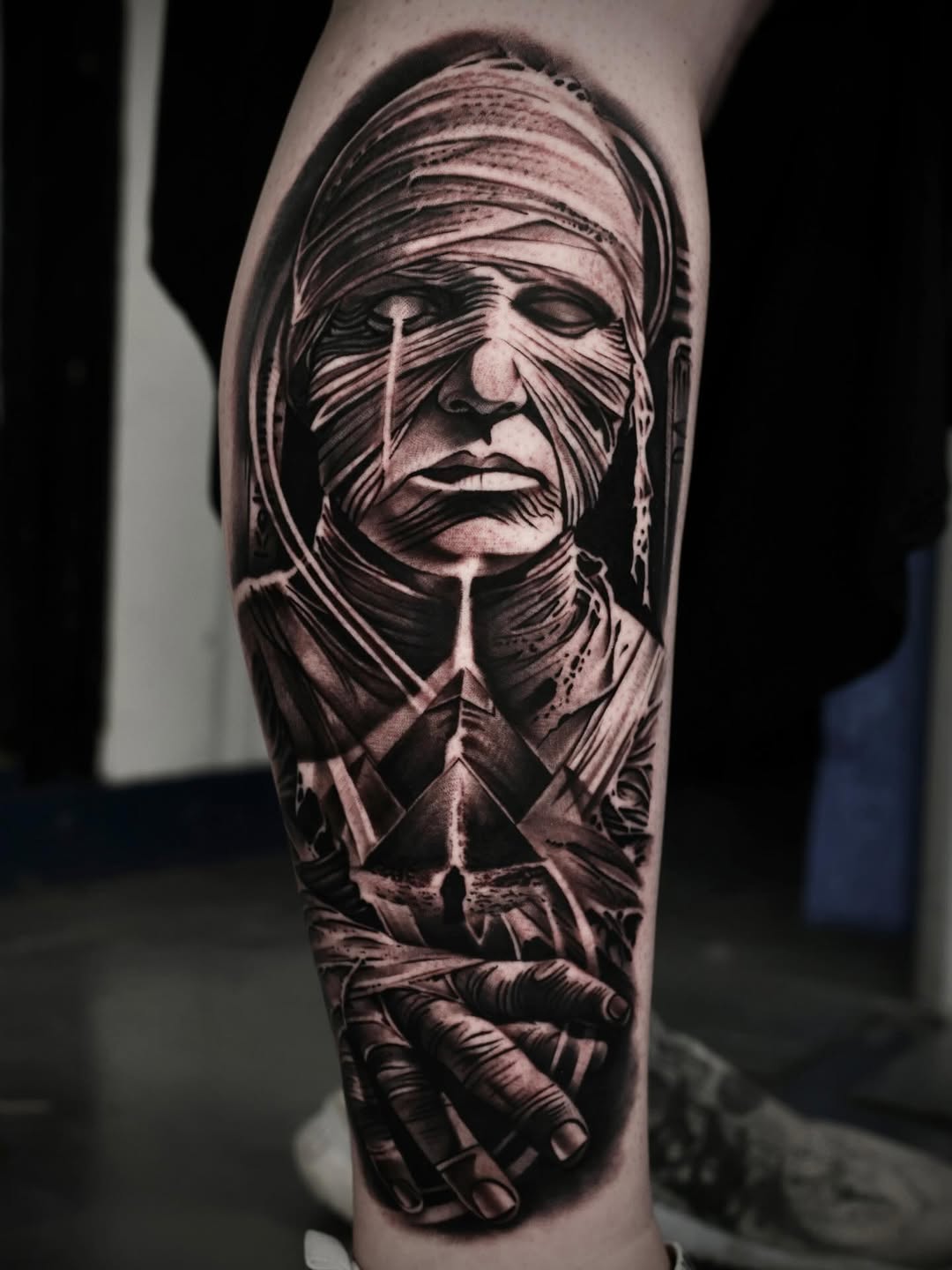 Tattoo work at Bizarre Bazaar Tattoo Convention 2026