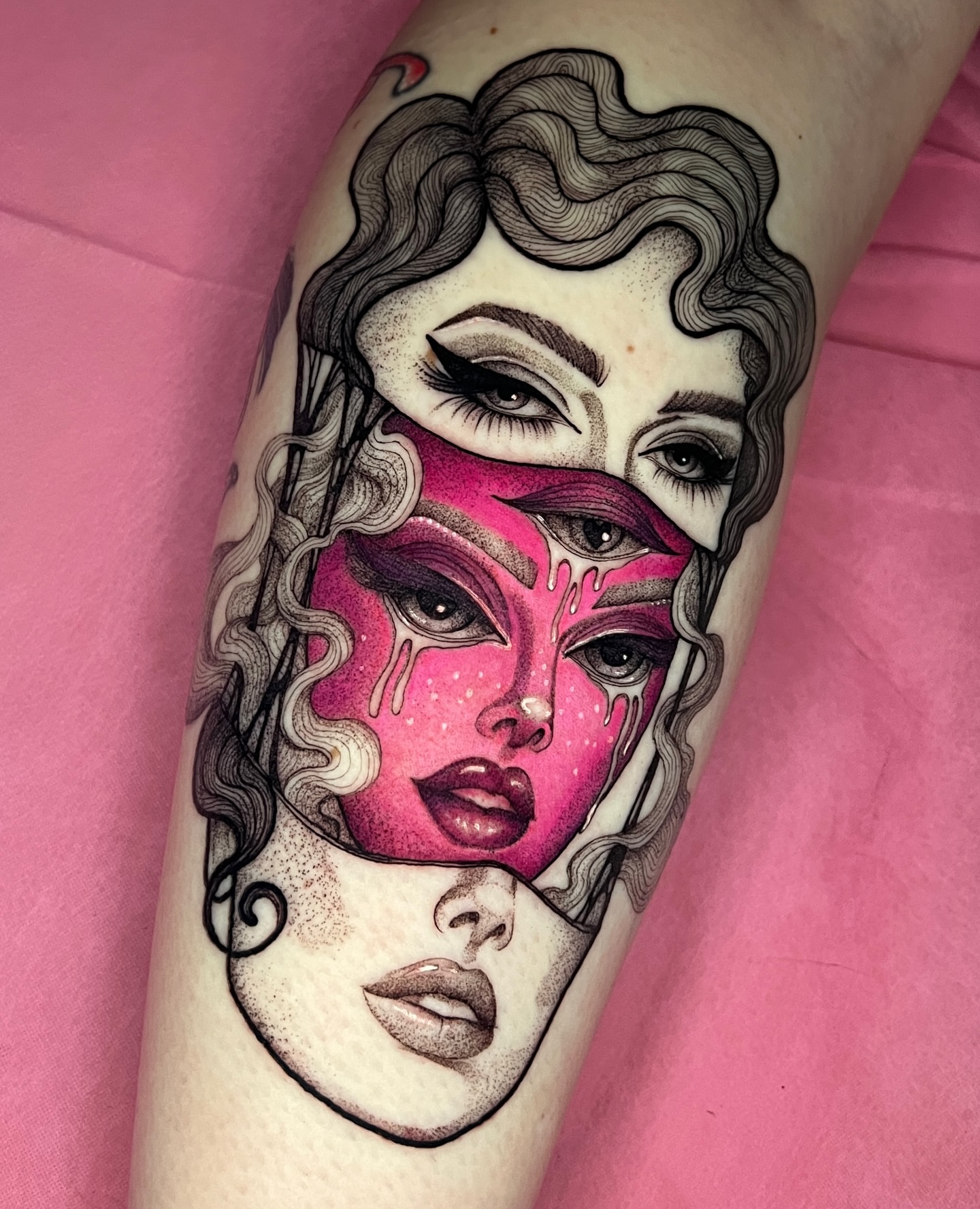 Tattoo by @patakota_ — dotwork, realism