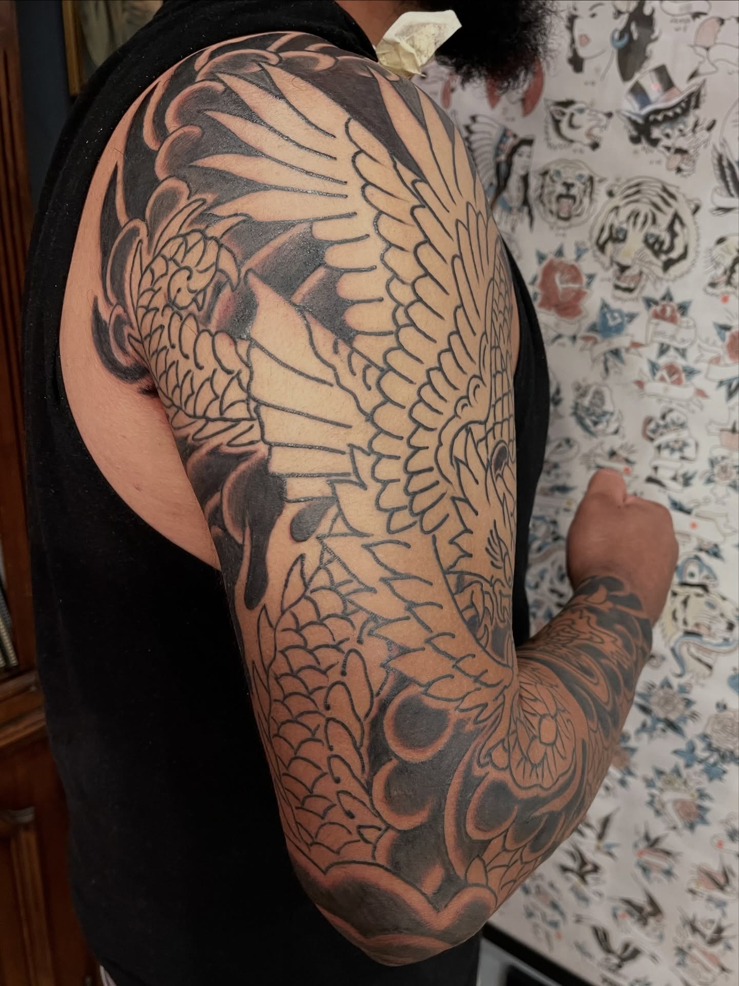 Tattoo by @alexgarcia077gmailcom — black_and_grey