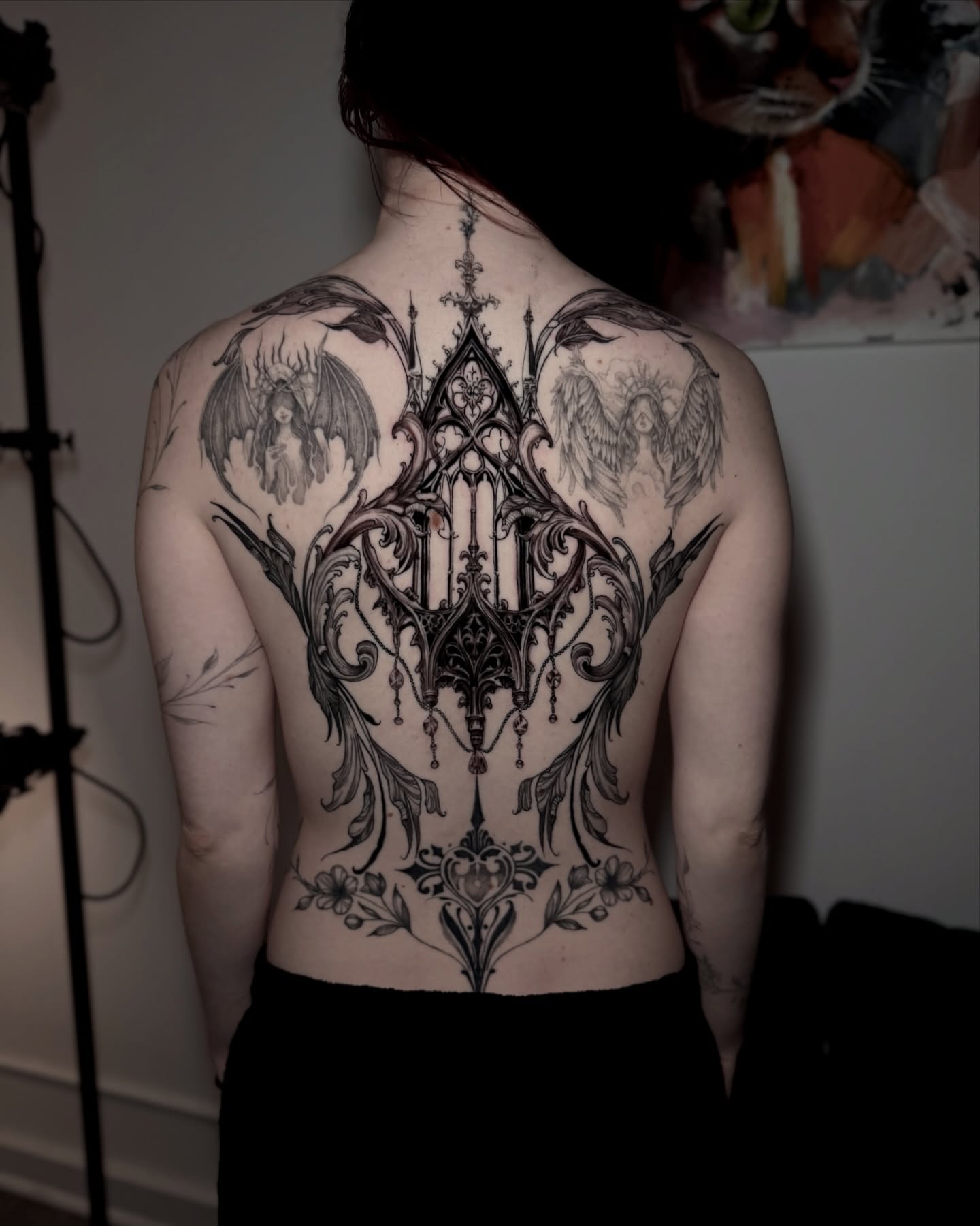 Tattoo by @lalex.tattoo — black_and_grey, ornamental