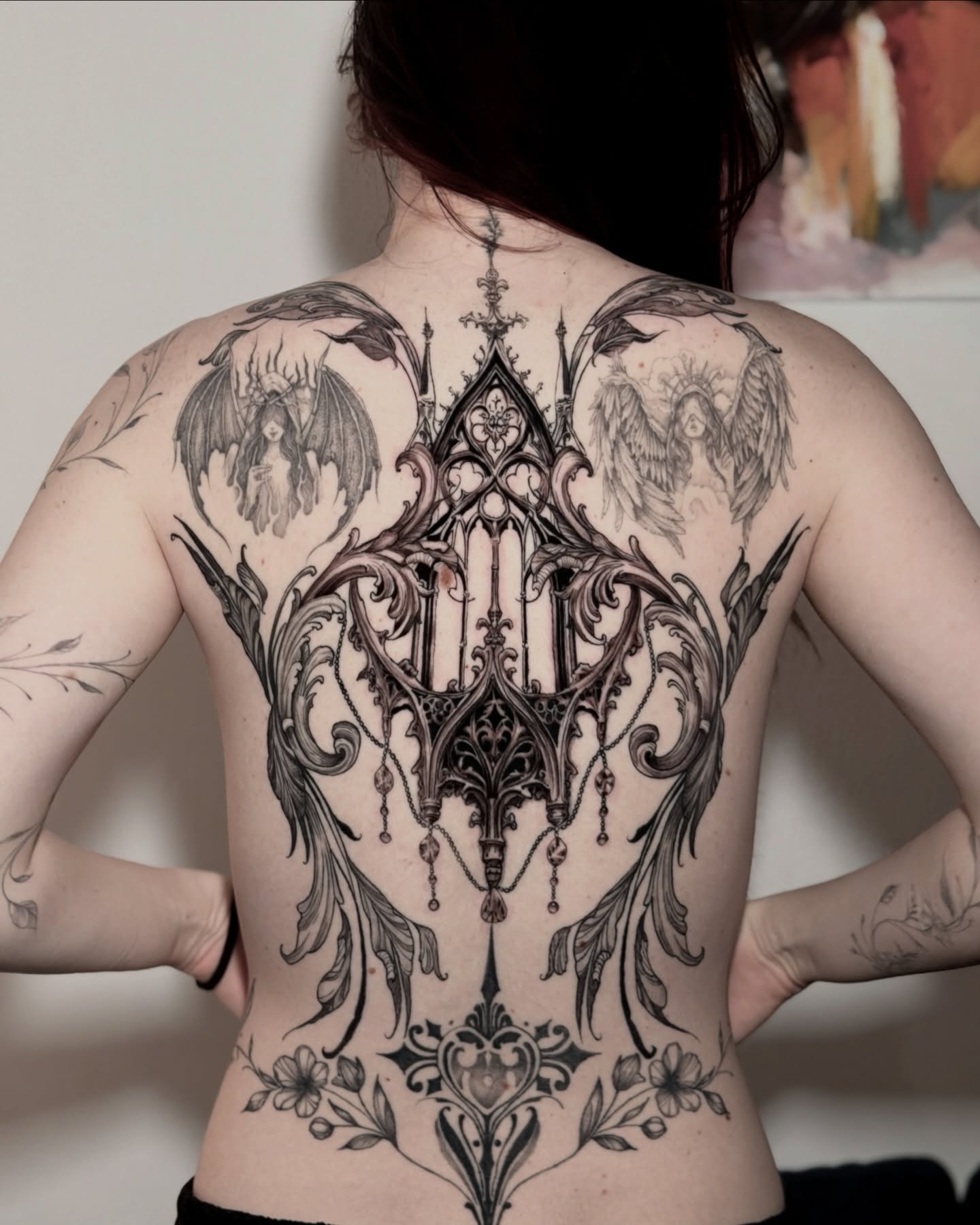 Tattoo by @lalex.tattoo — black_and_grey, ornamental