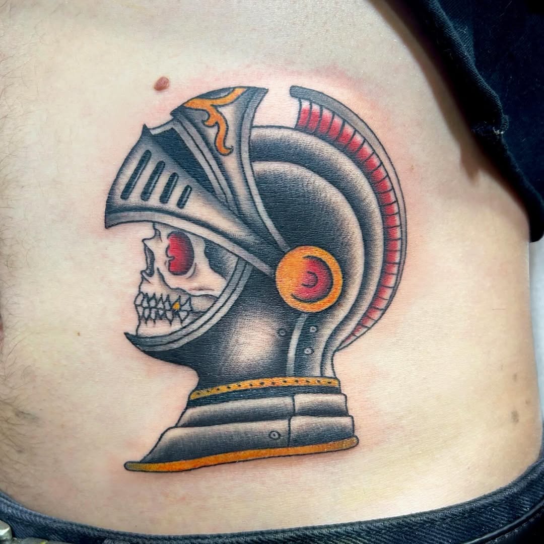 Tattoo by @dizzytattoos — american_traditional, black_and_grey