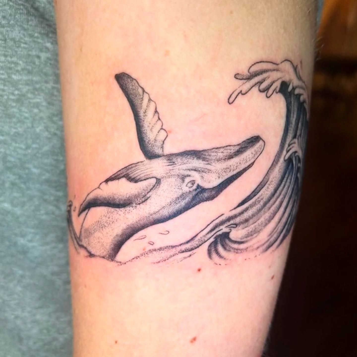 Tattoo by @tattoo.by.q — dotwork