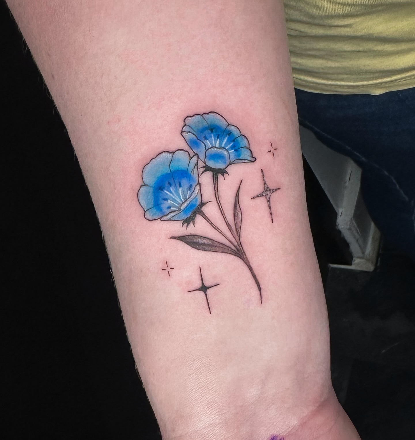 Tattoo by @xamyart — watercolor