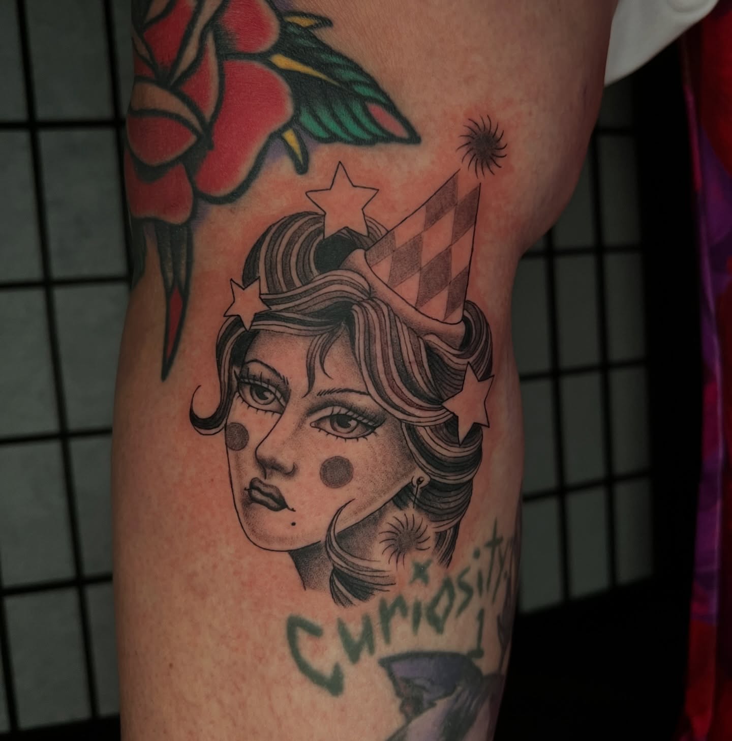 Tattoo by @vic_the_vicious — american_traditional, dotwork