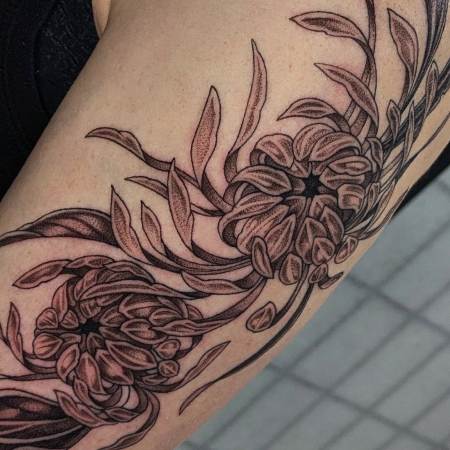 Tattoo by @jasdillonart — black_and_grey