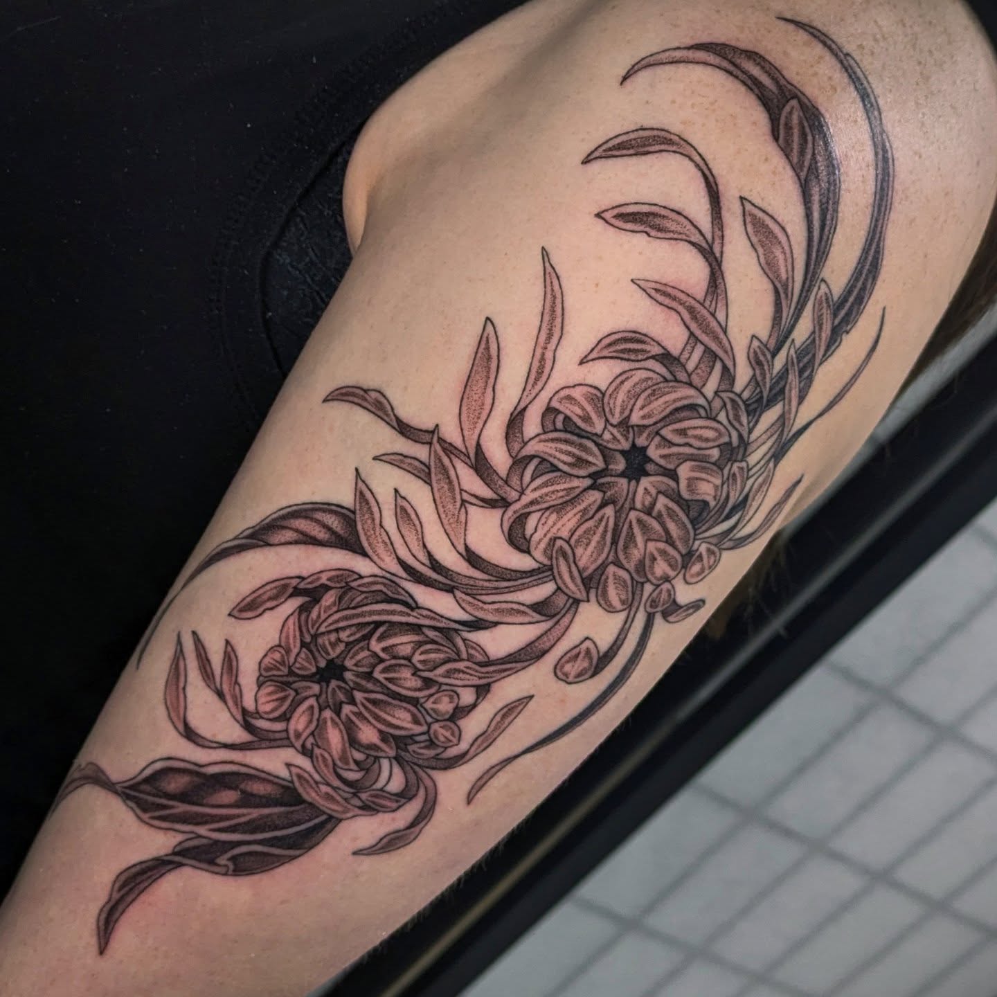 Tattoo by @jasdillonart — black_and_grey