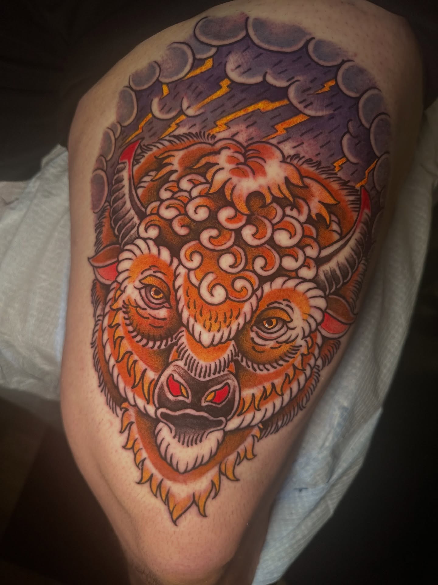 Tattoo by @ryantedduarte_tattoos — american_traditional, dotwork