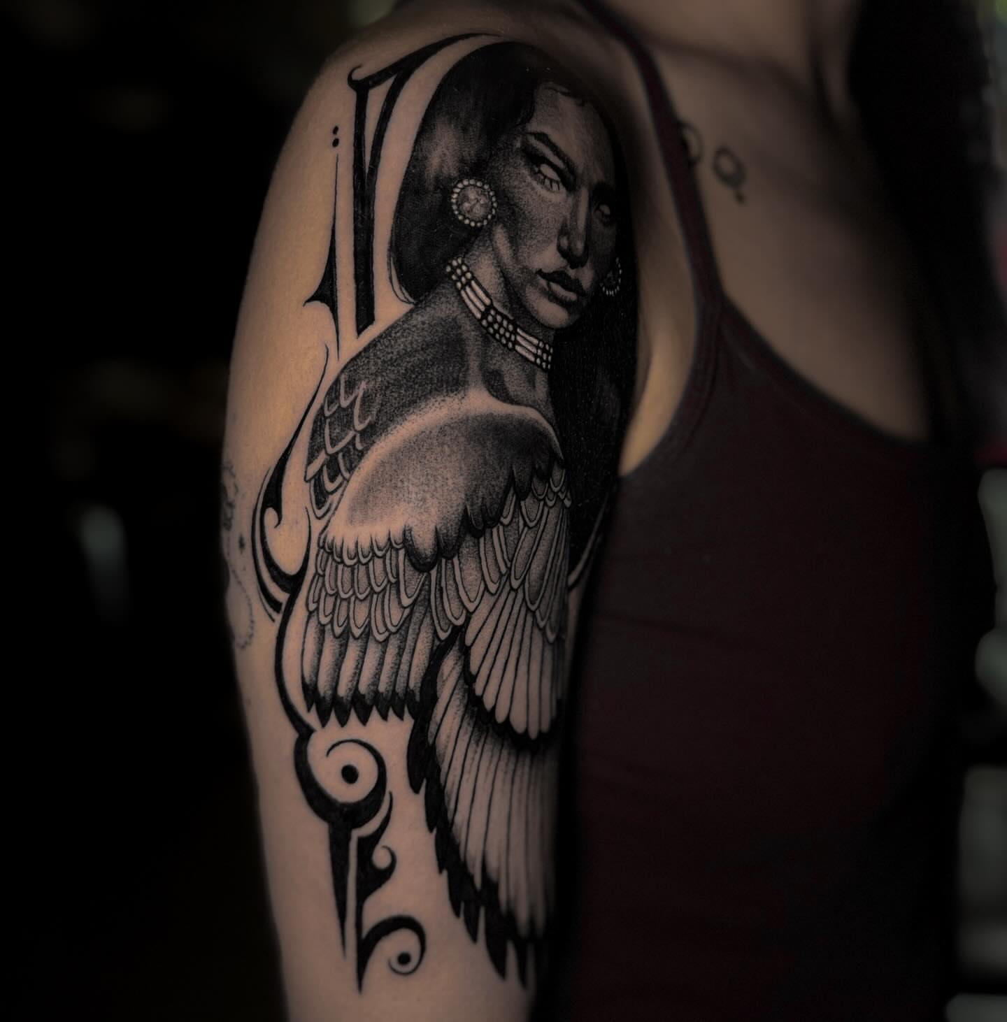 Tattoo by @_dreadnot_ — american_traditional, black_and_grey