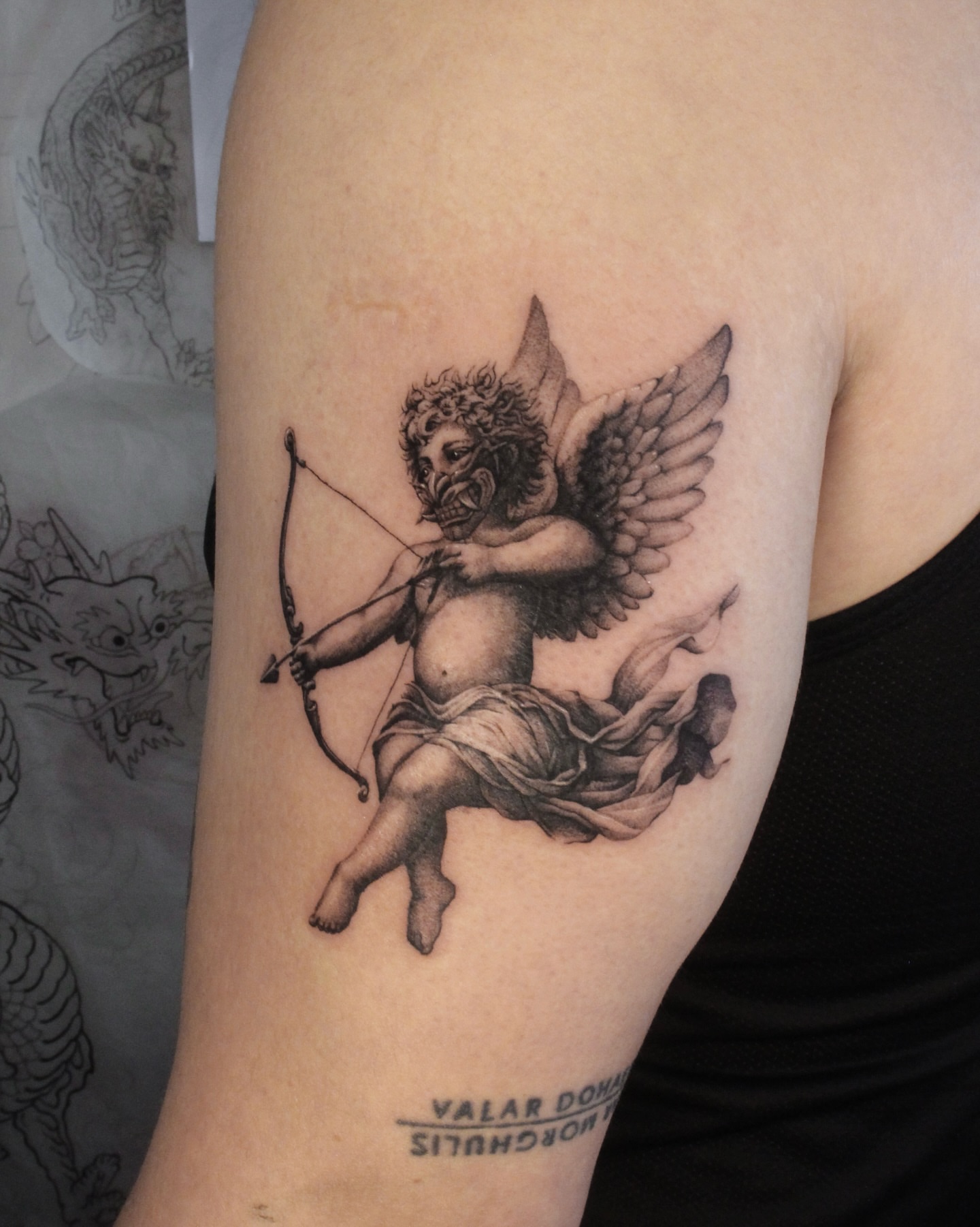 Tattoo by @ej.mireu_ink — black_and_grey