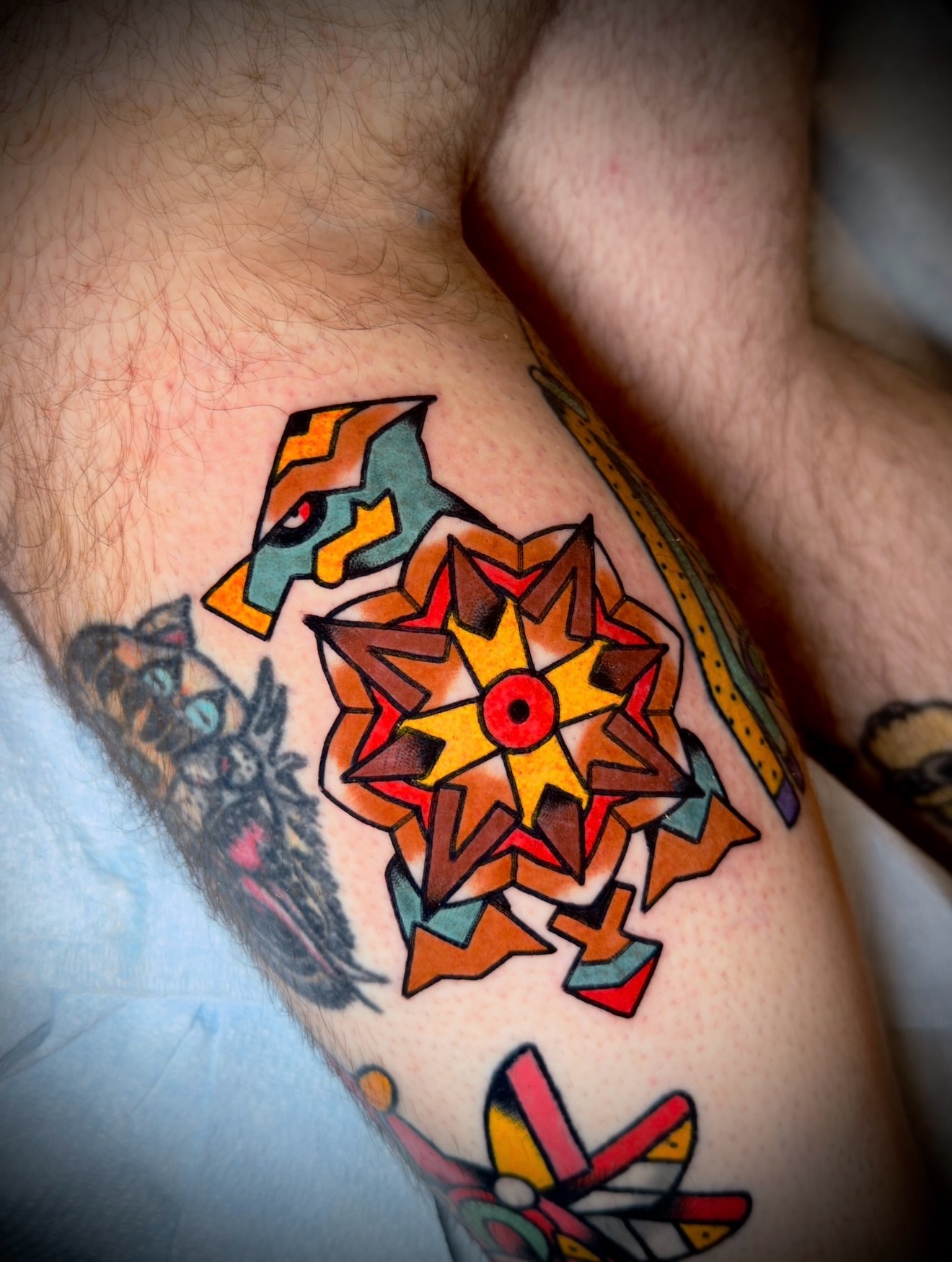 Tattoo by @_losifer — geometric