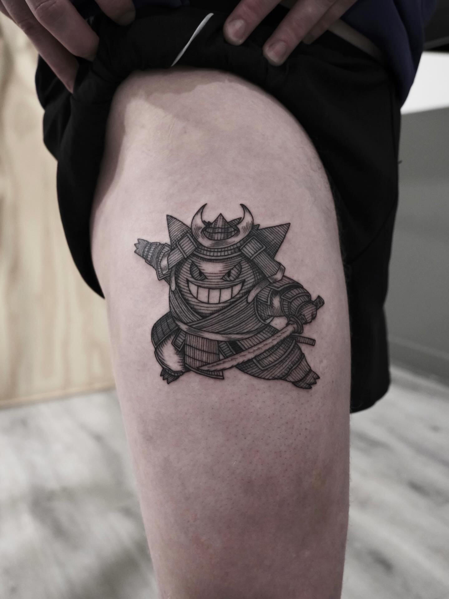 Tattoo by @nocool_kim — black_and_grey