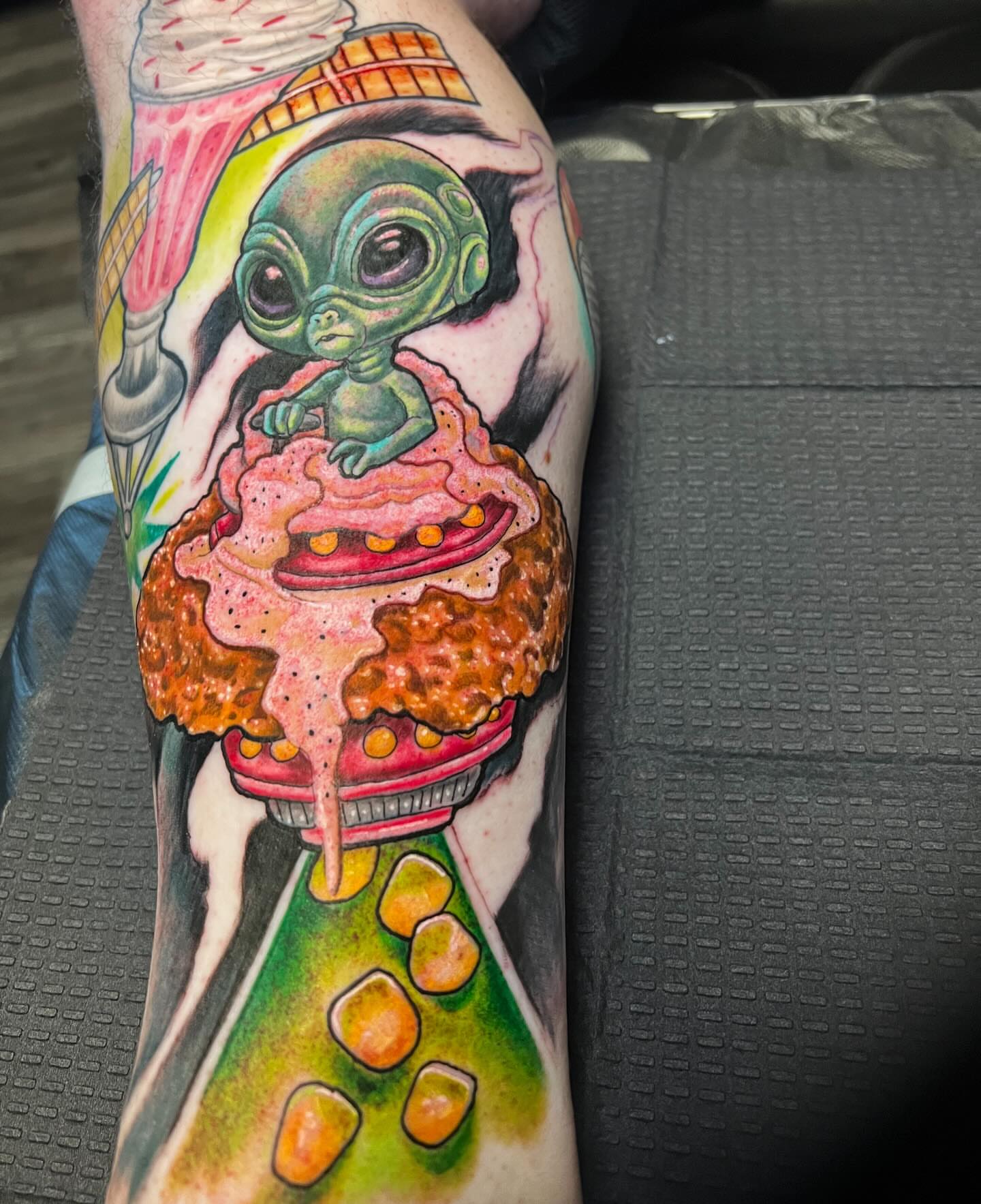 Tattoo by @ldgoodtattoo — dotwork, realism