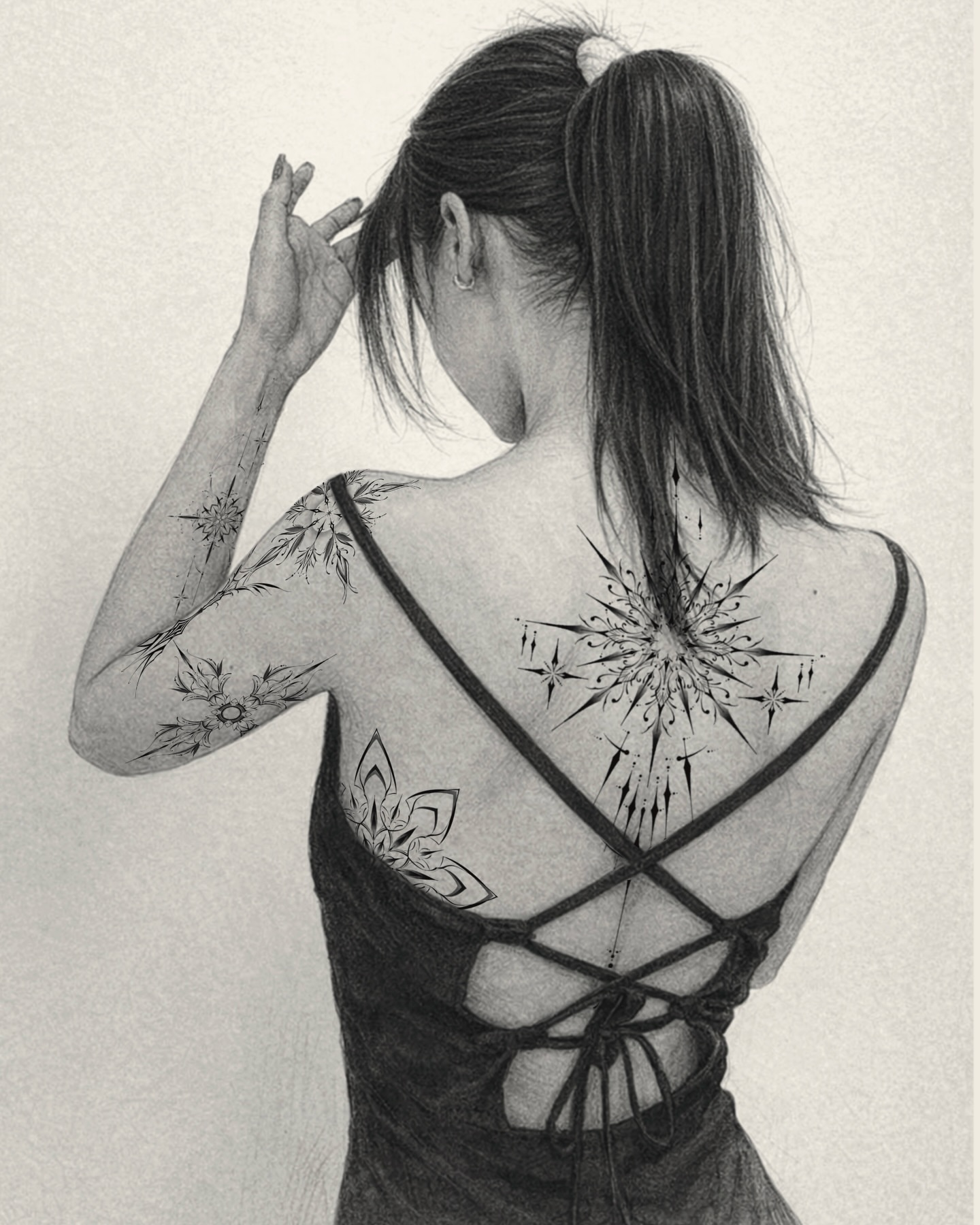 Tattoo by @sil_ornament — geometric