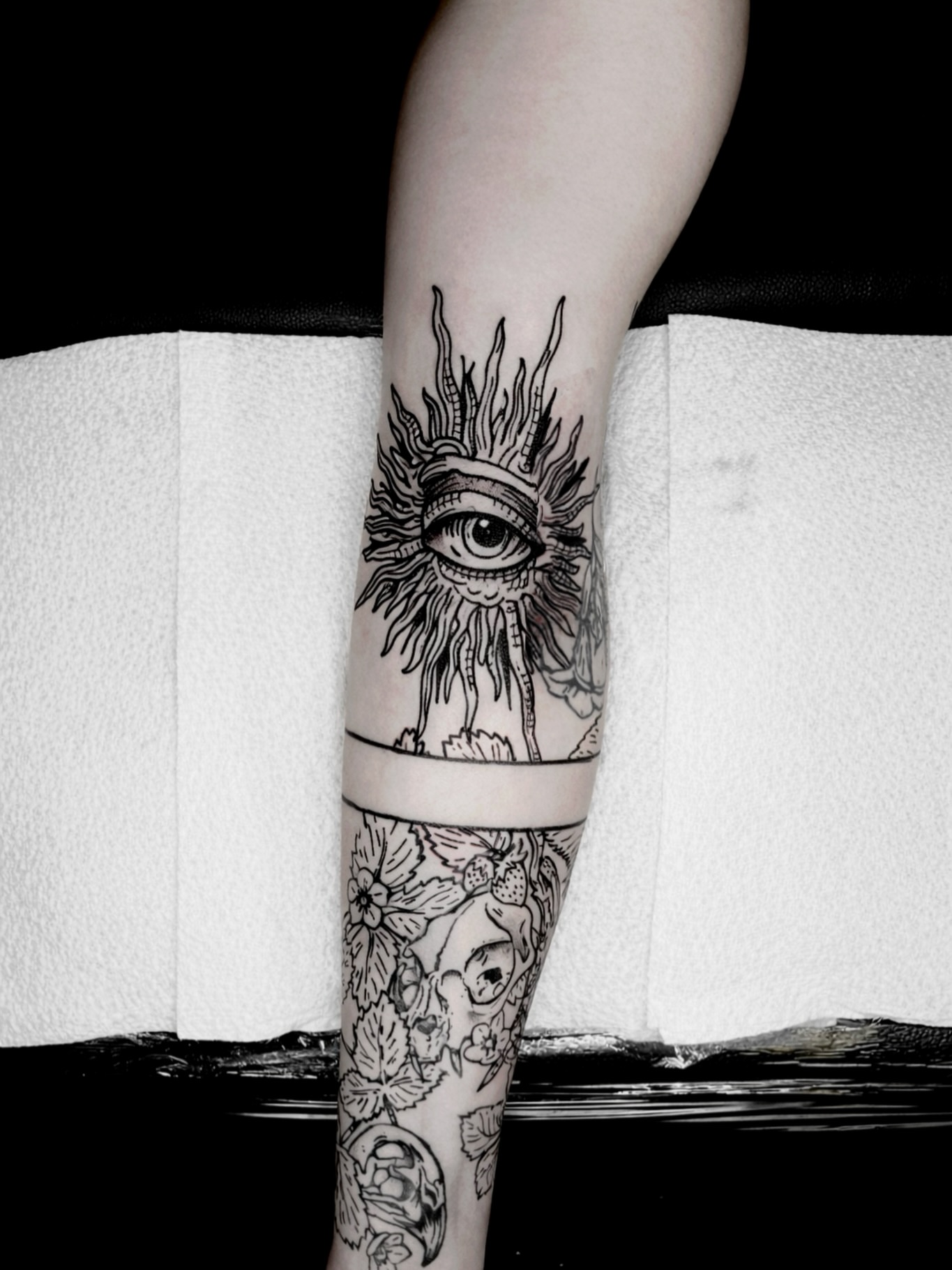 Tattoo by @mentalagonytattoo — black_and_grey
