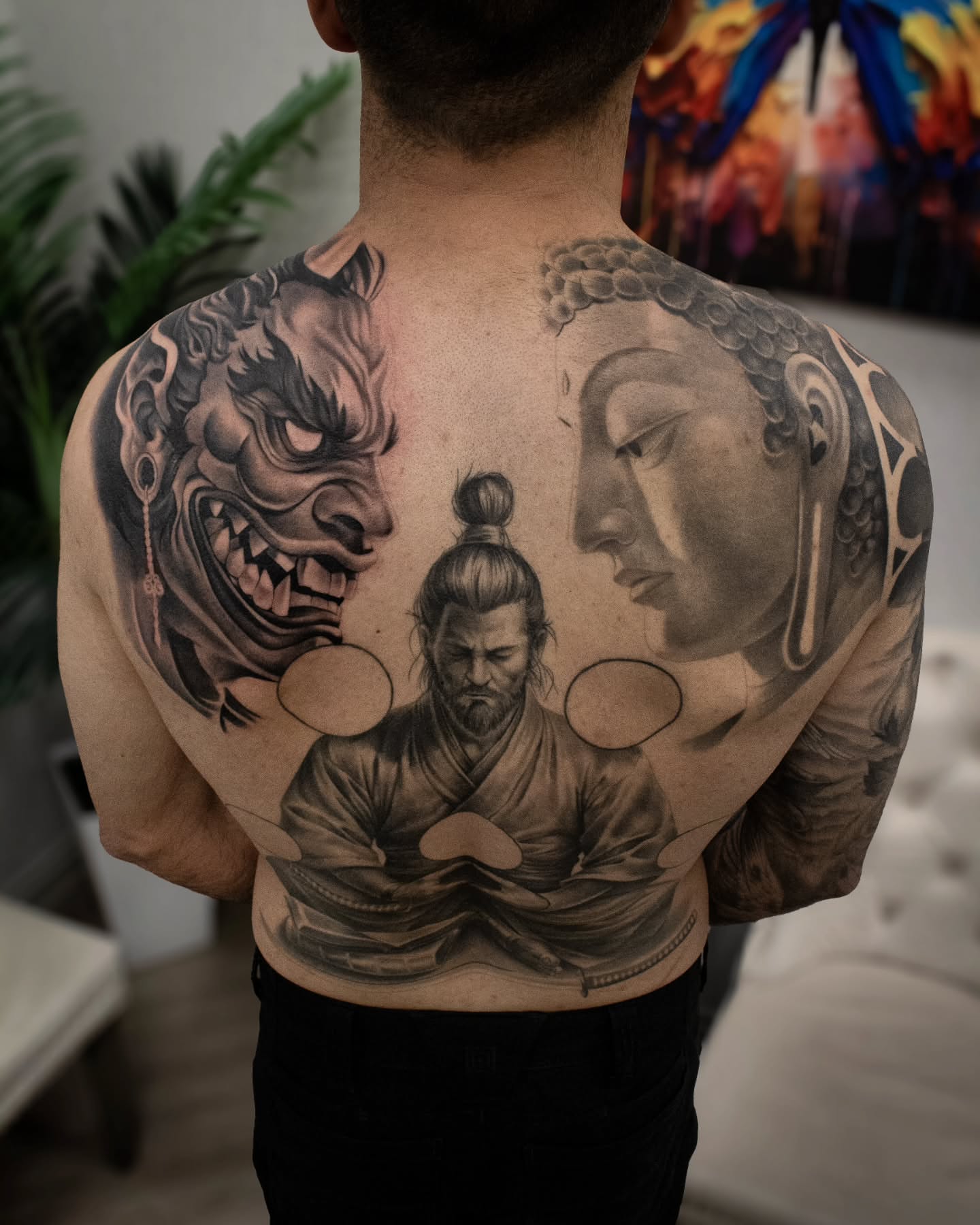 Tattoo by @glitchnstein β black_and_grey, realism