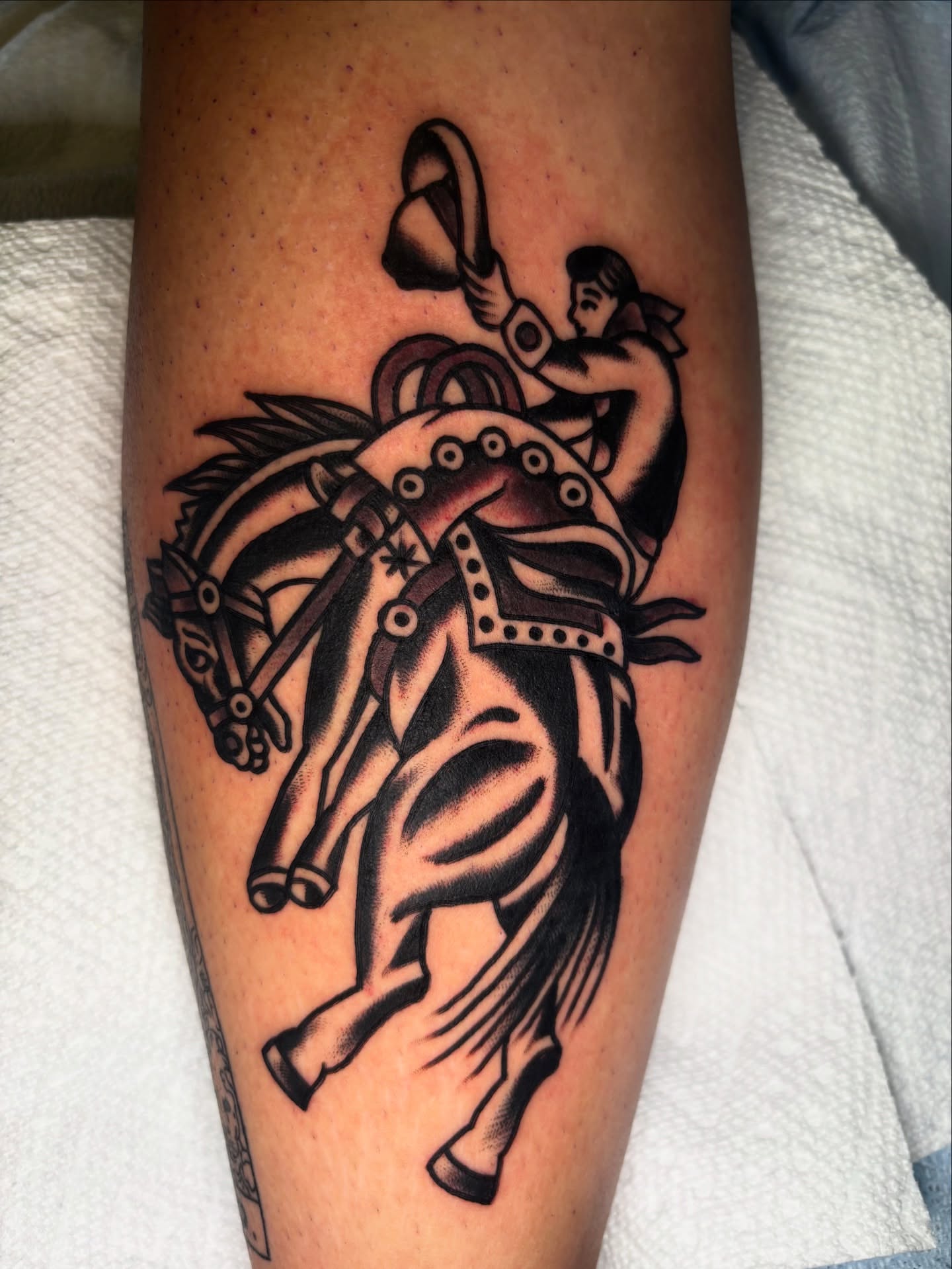 Tattoo by @isantotattoo — black_and_grey