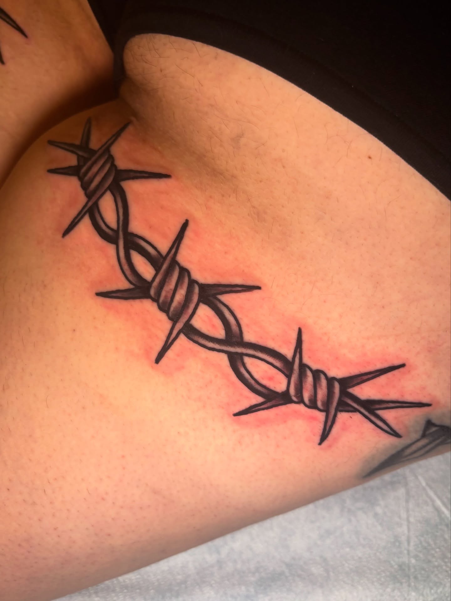 Tattoo by @isantotattoo — black_and_grey