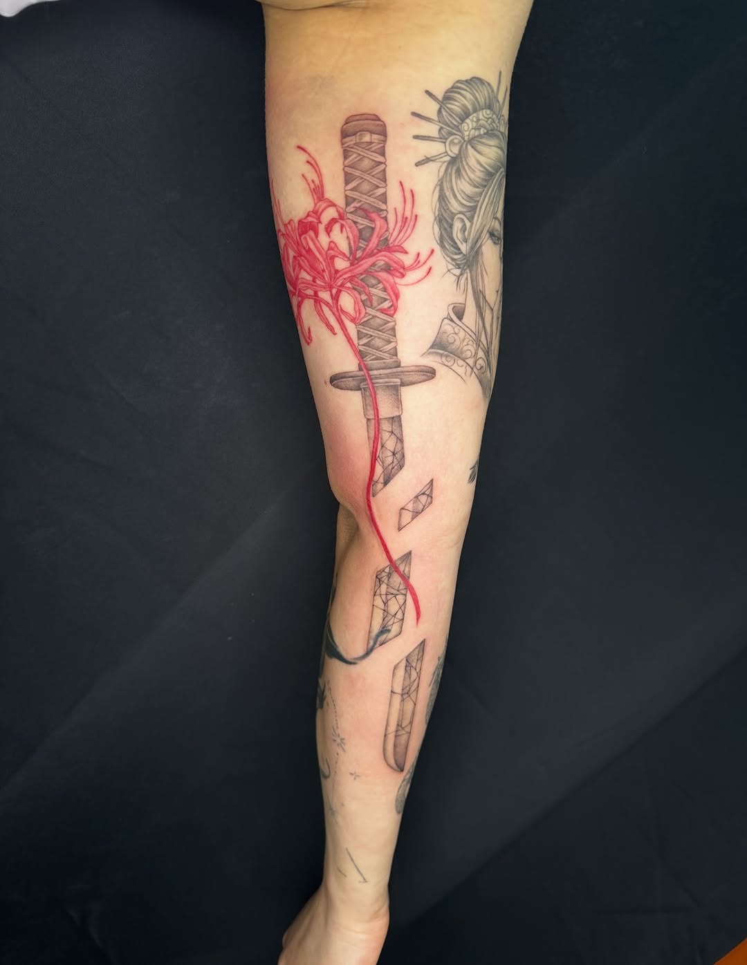 Tattoo by @allhailtattoos_ — japanese_irezumi, black_and_grey