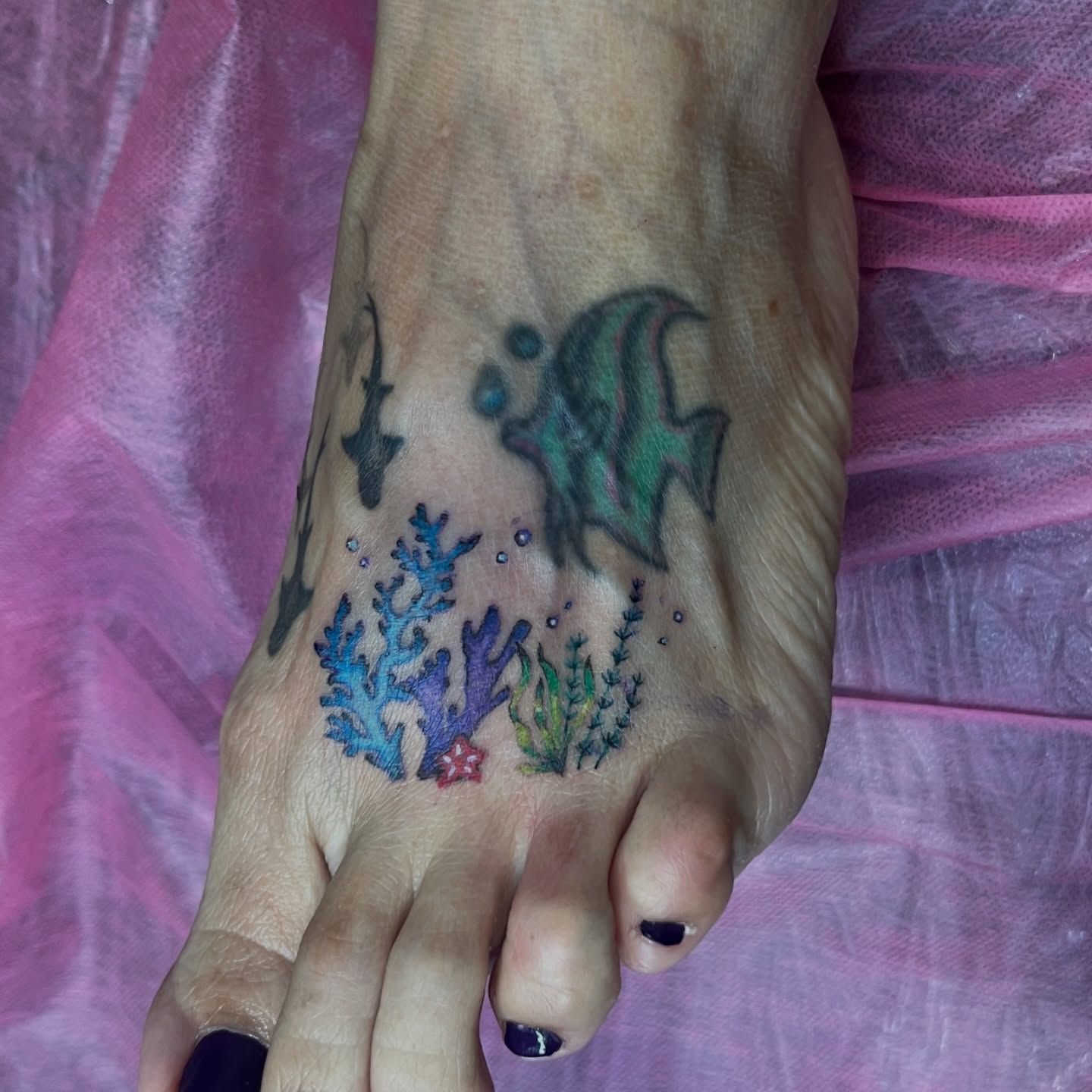 Tattoo by @battlekatgalactica — dotwork