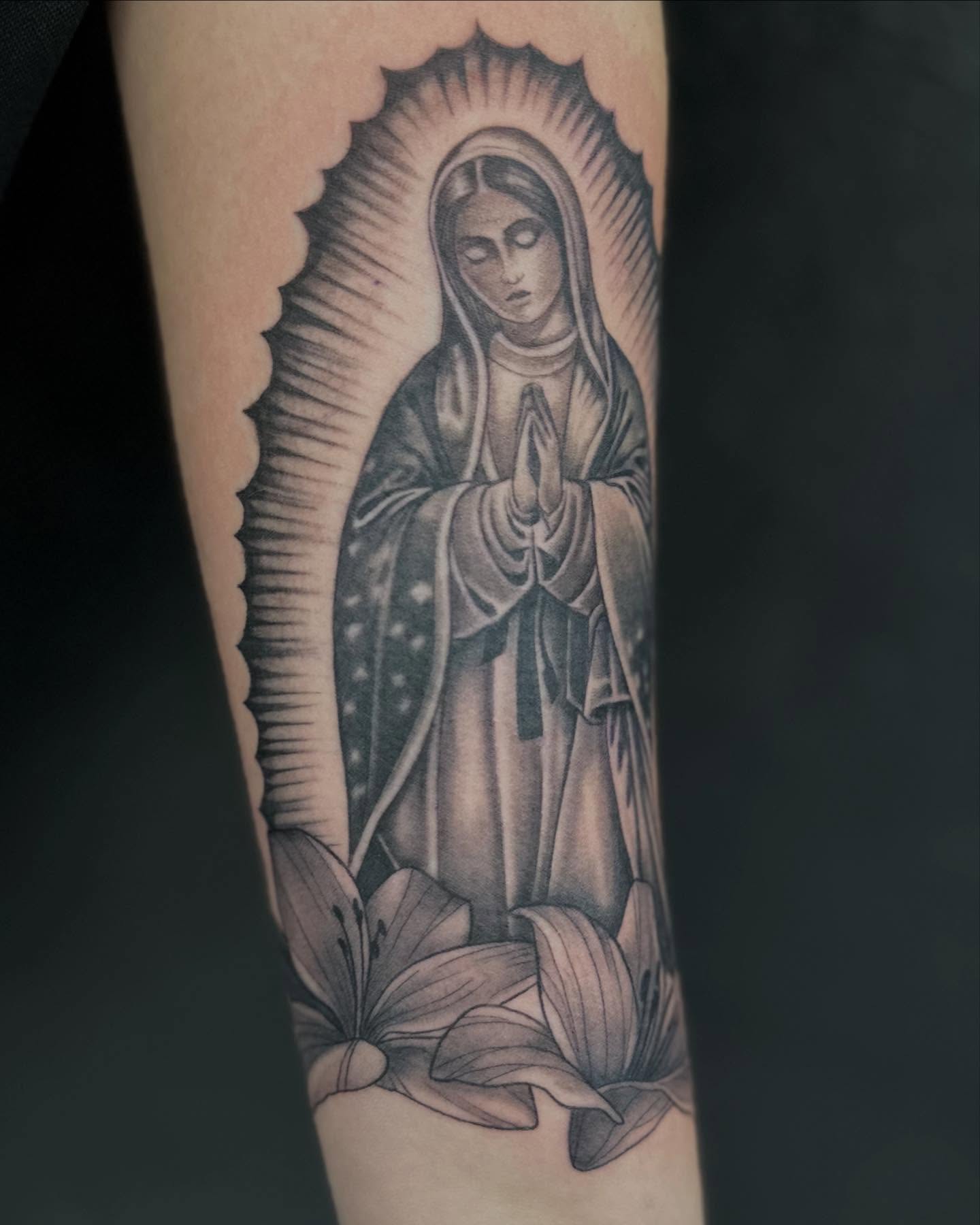 Tattoo by @viciousmarc — black_and_grey