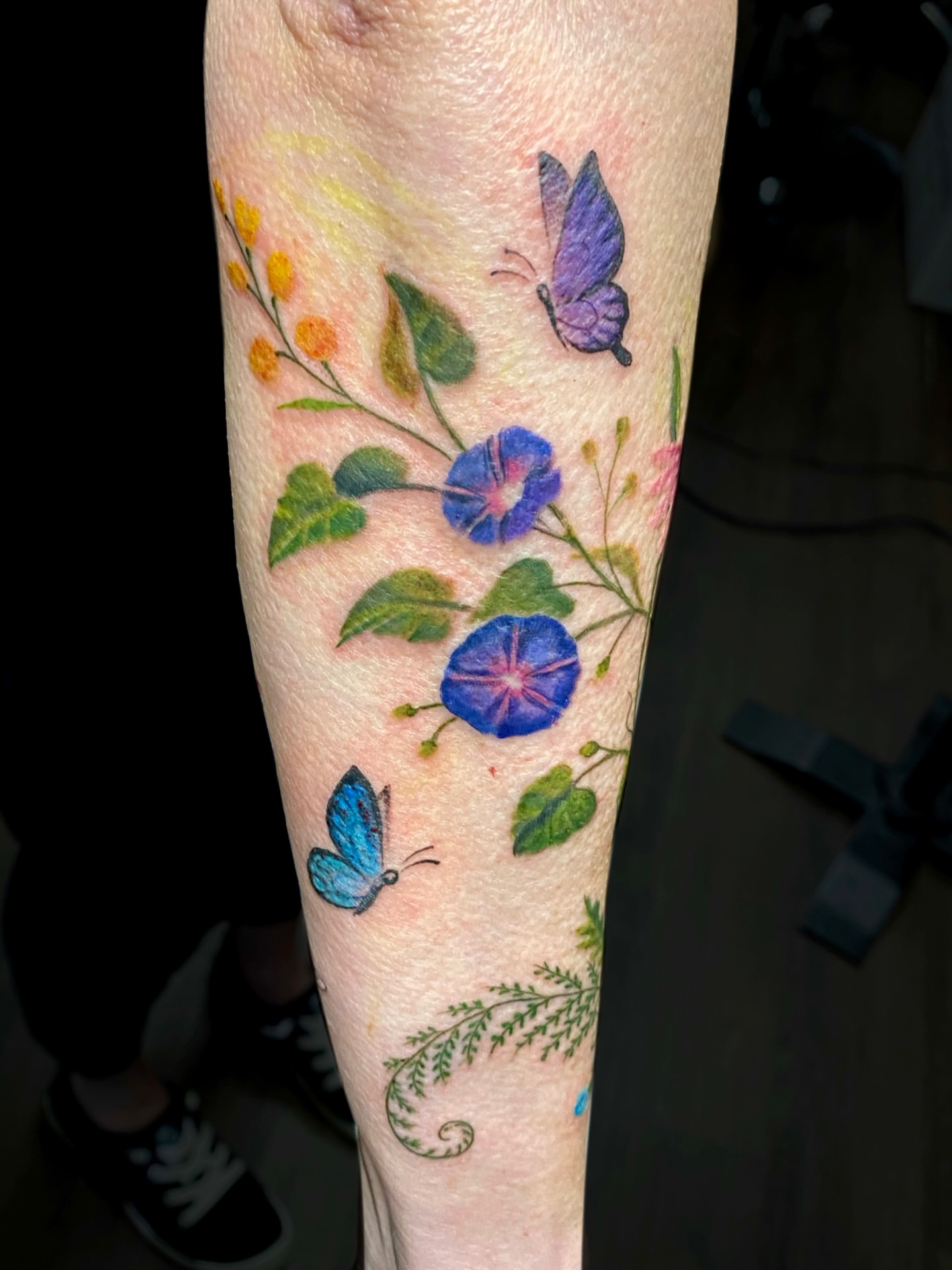 Tattoo by @tatcaviar — watercolor
