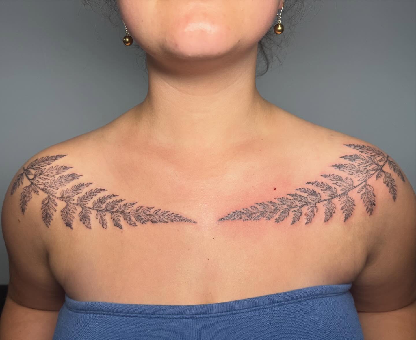 Tattoo by @bluebyrdtattoos — black_and_grey