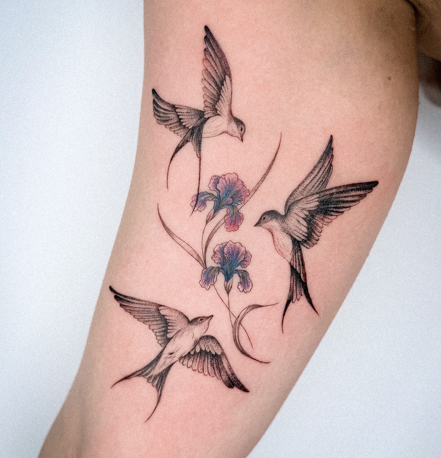 Tattoo by @inkedwithco — realism, dotwork