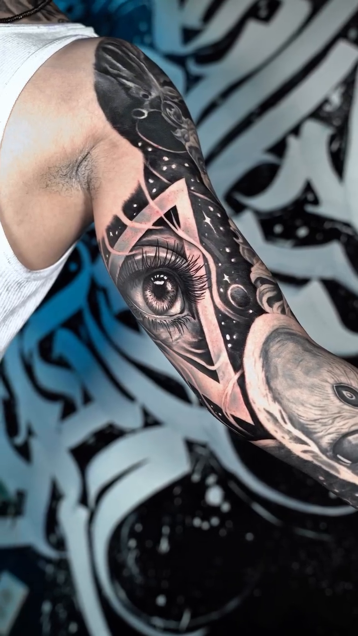 Tattoo by @saekone1 — realism, black_and_grey